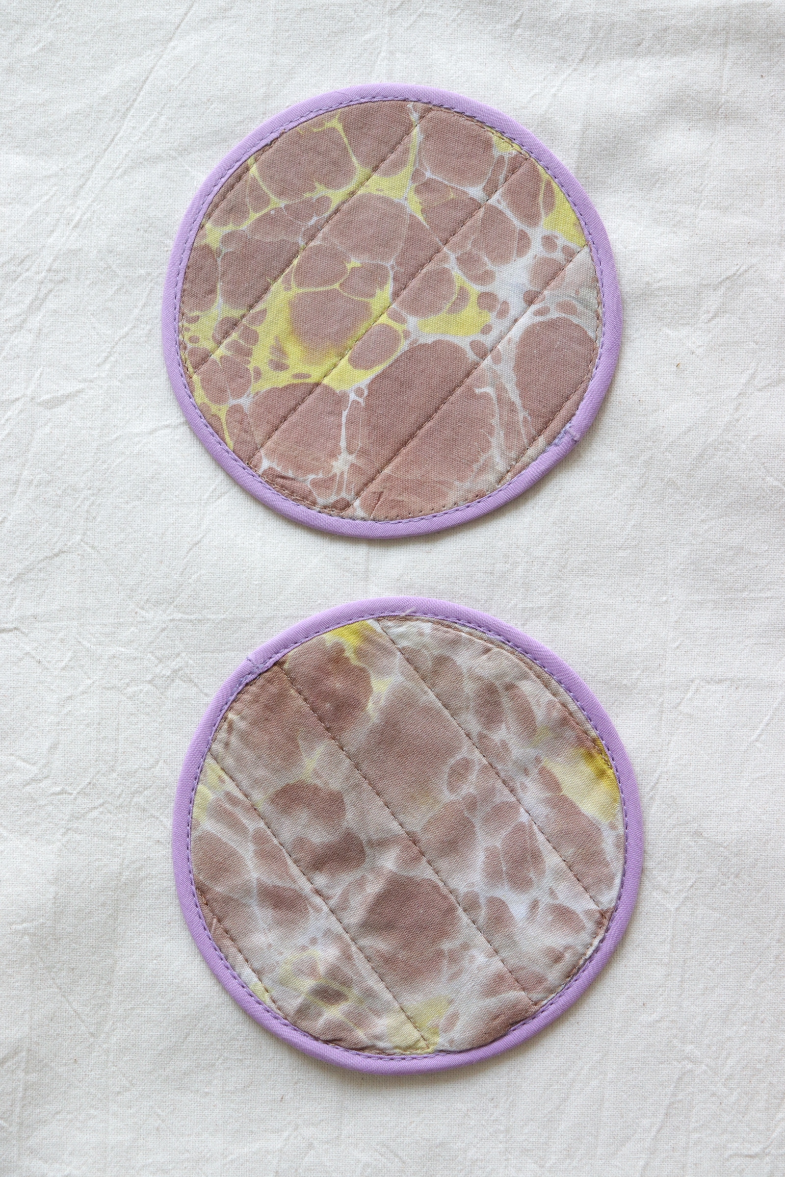 Batik Coaster - Coffee Latte ( Set of 2 )