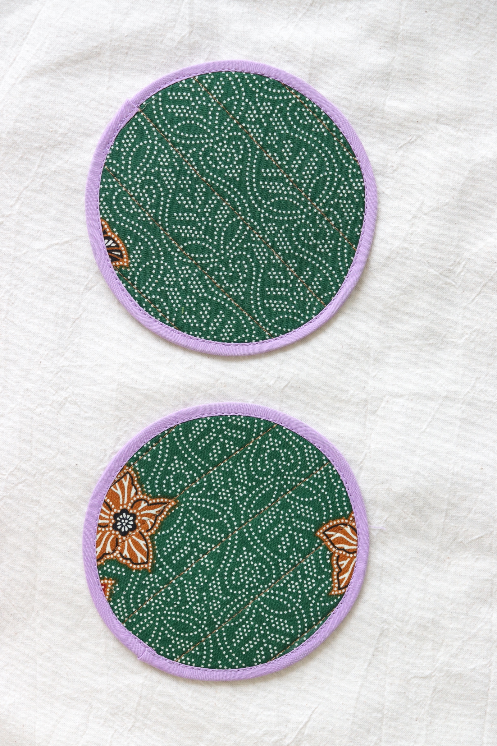 Batik Coaster - Grape Fizz ( Set of 2 )