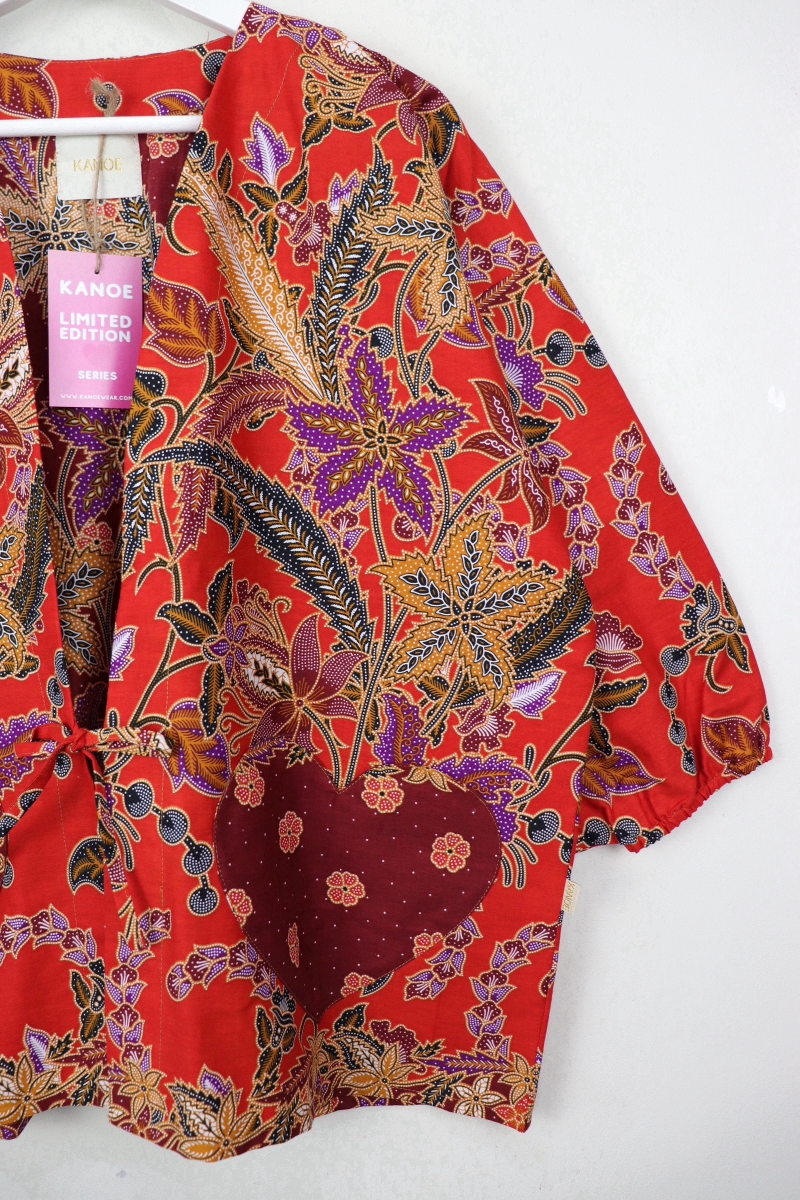 Kimono Signature Heart Pockets - Love Struck