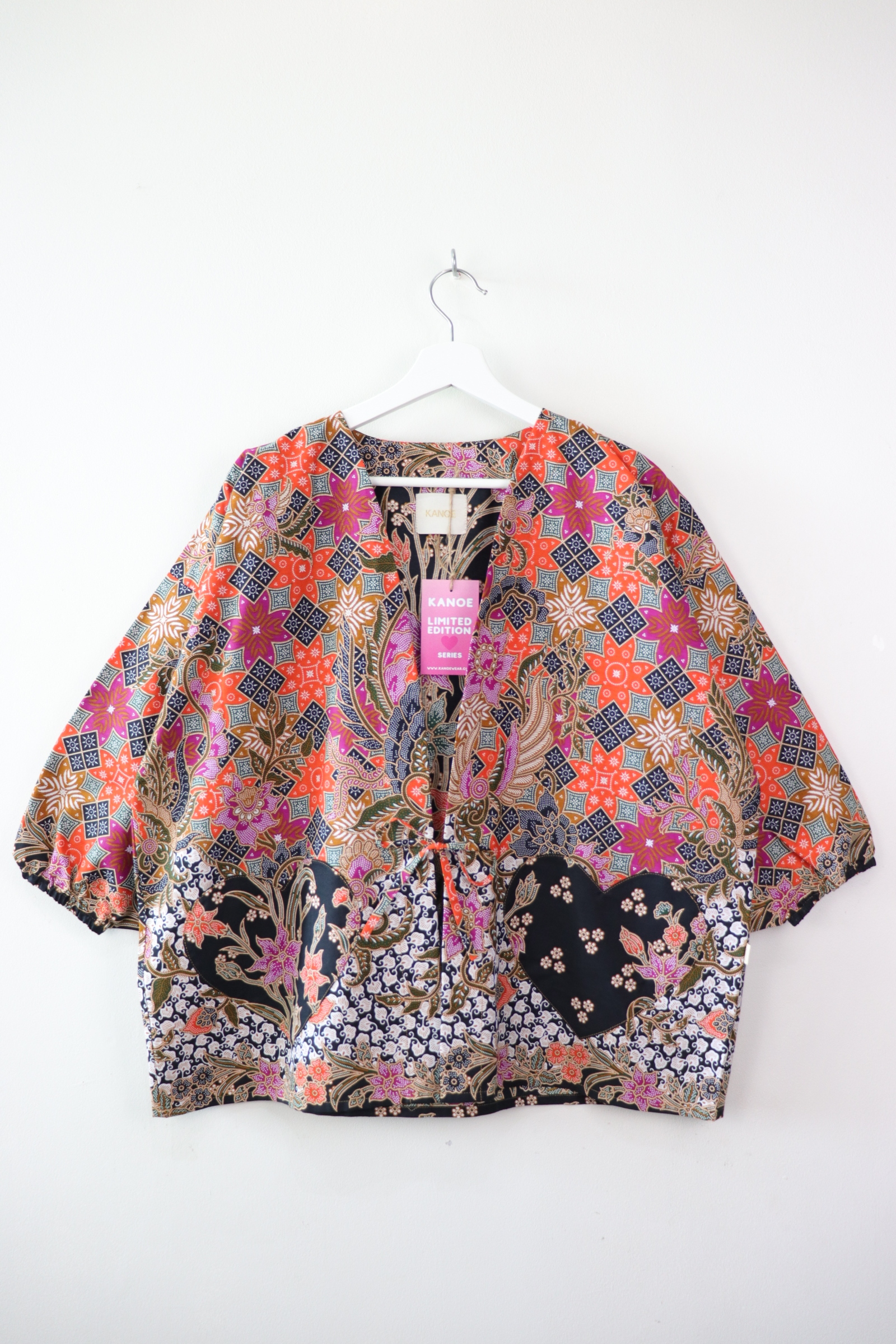 Kimono Signature Heart Pockets - Tinky Winky