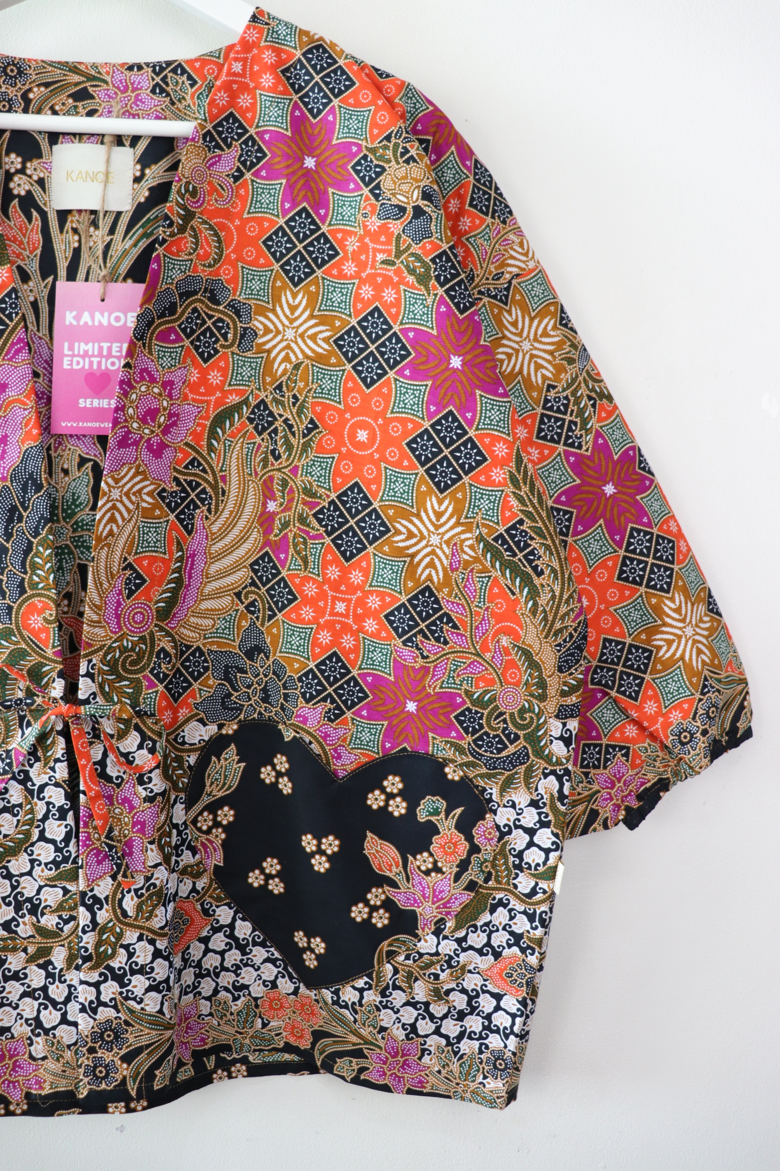 Kimono Signature Heart Pockets - Tinky Winky