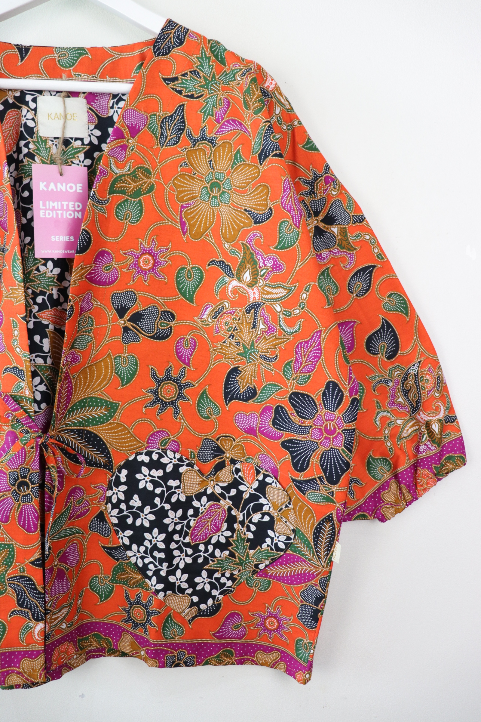 Kimono Signature Heart Pockets - Sun Baby