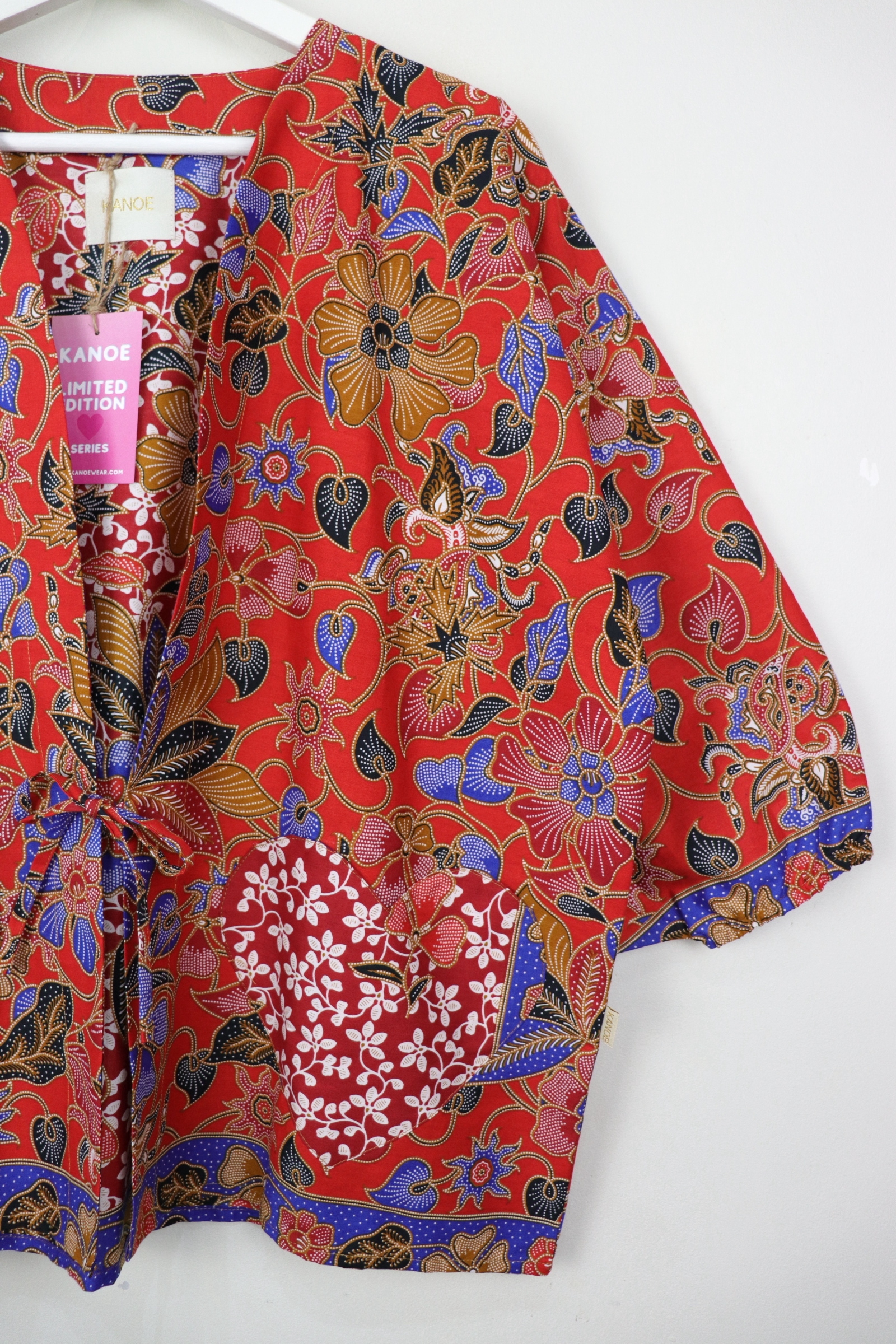 Kimono Signature Heart Pockets - Rosetta