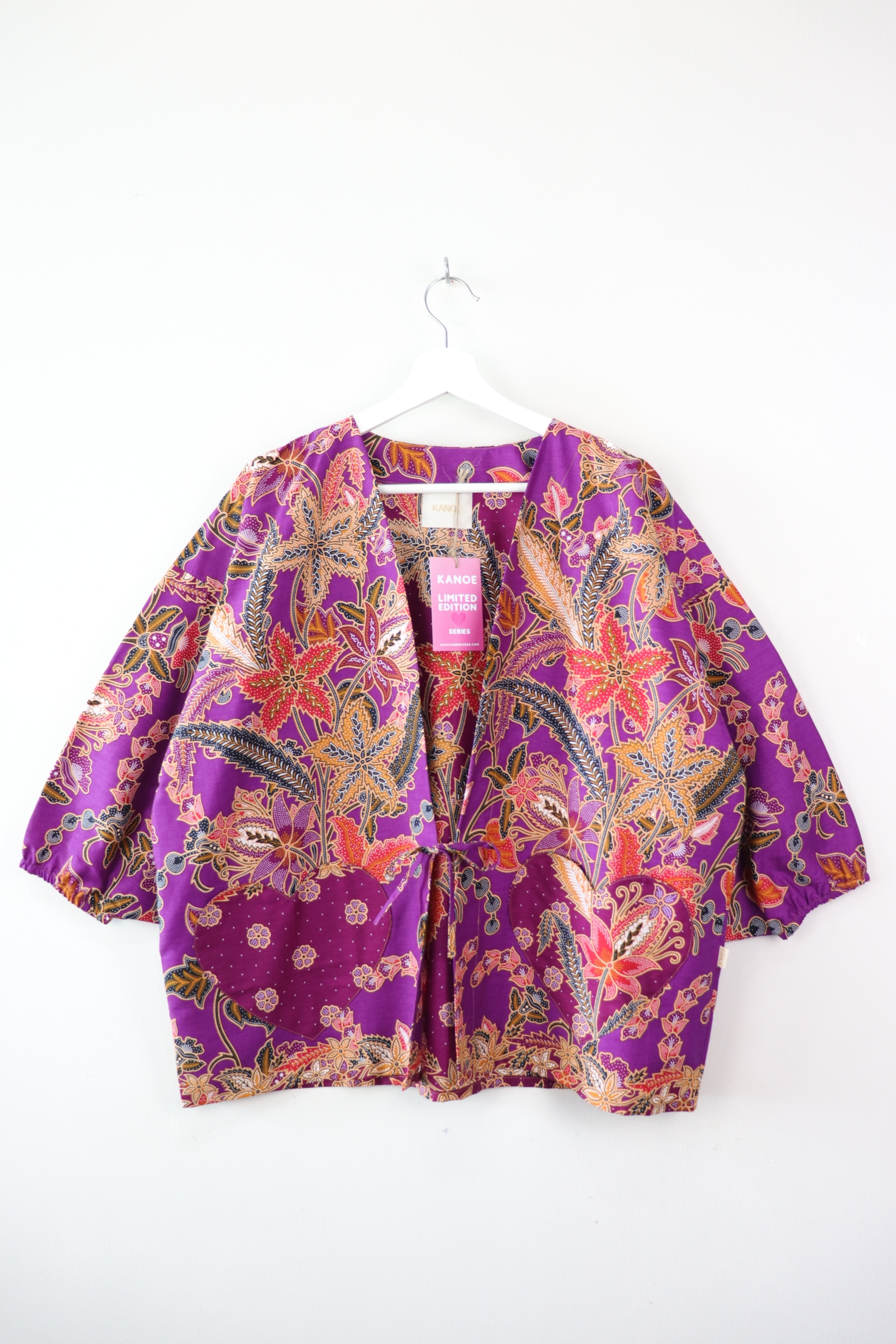 Kimono Signature Heart Pockets - Violetta 