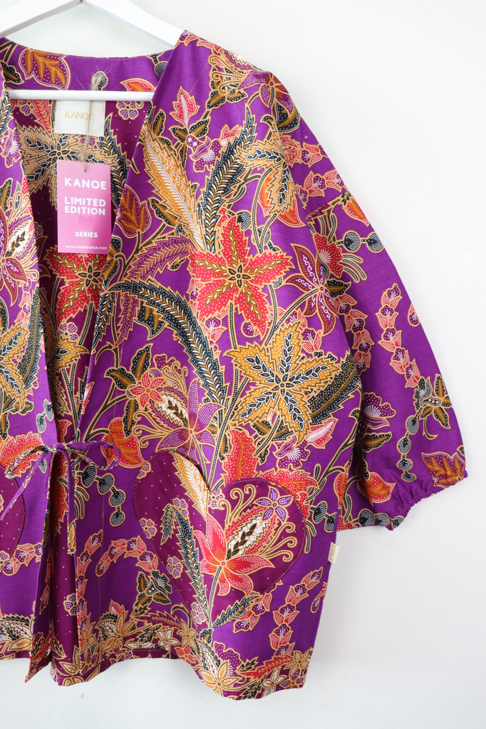 Kimono Signature Heart Pockets - Violetta 