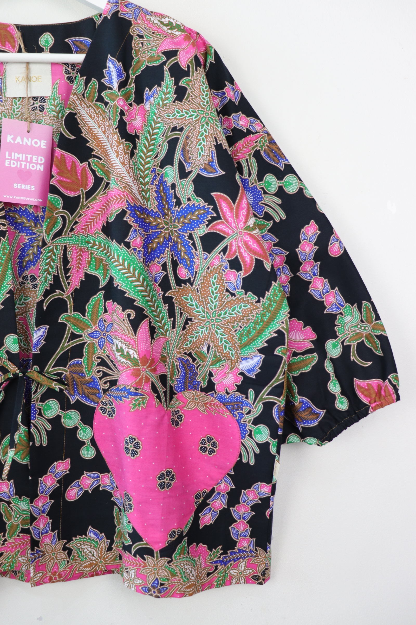 Kimono Signature Heart Pockets - Wanda Love