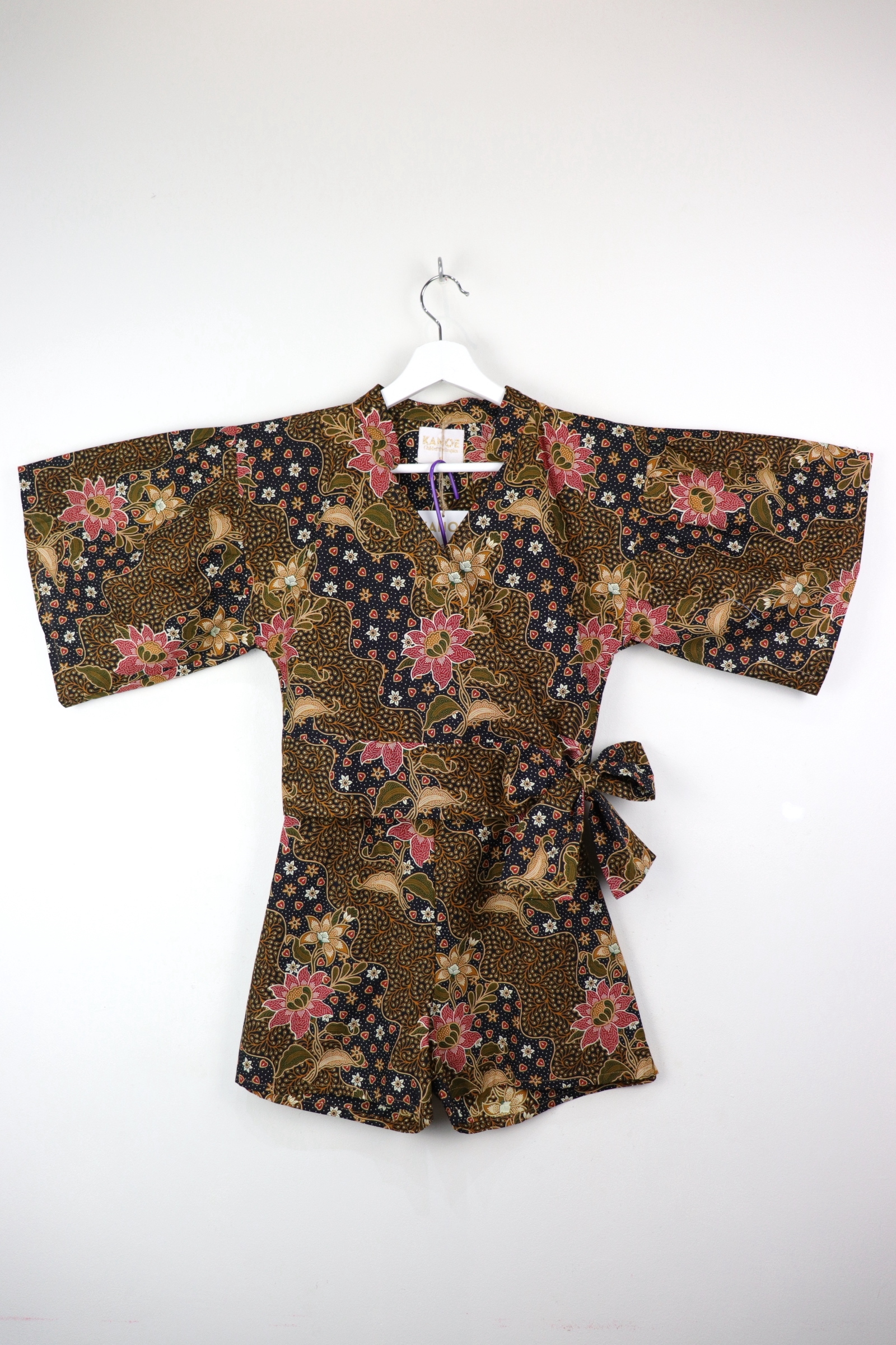 Cutie Wrap Matching Set - Black Starr 