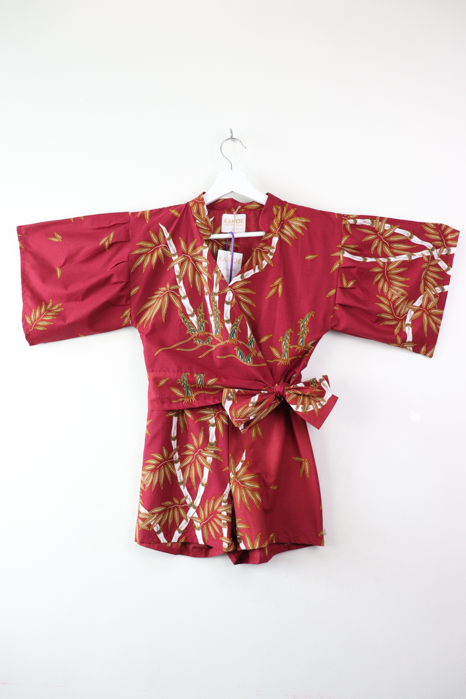 Cutie Wrap Matching Set - Fiiery Rose