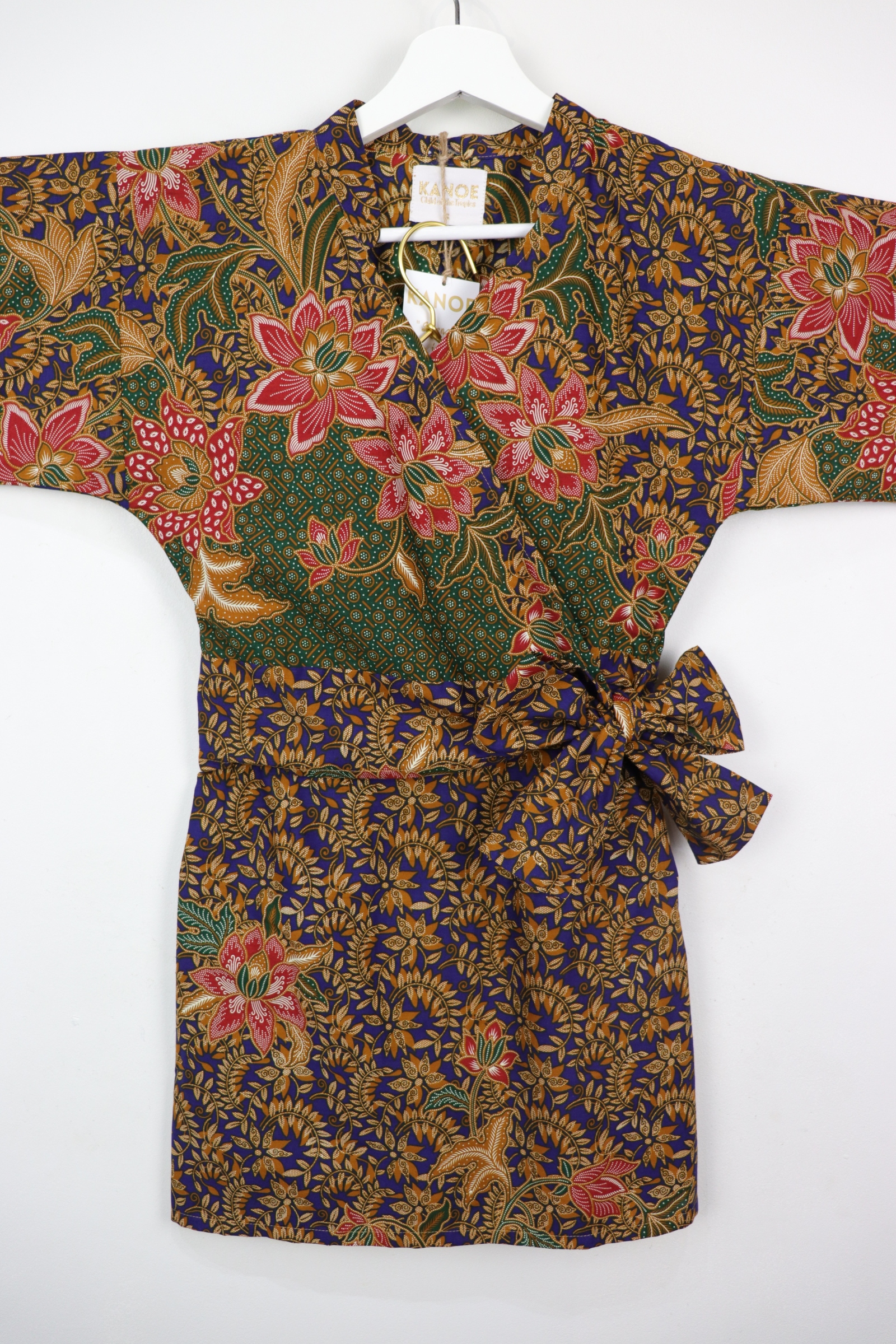 Kimono Wrap Matching Set - Pu'er Tropics (S/M/L)