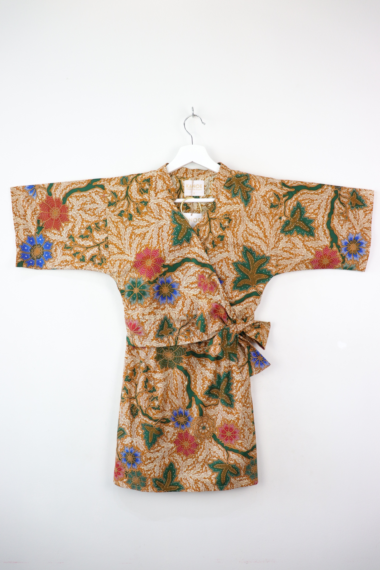 Kimono Wrap Matching Set - Emerald Vines (S/M/L)
