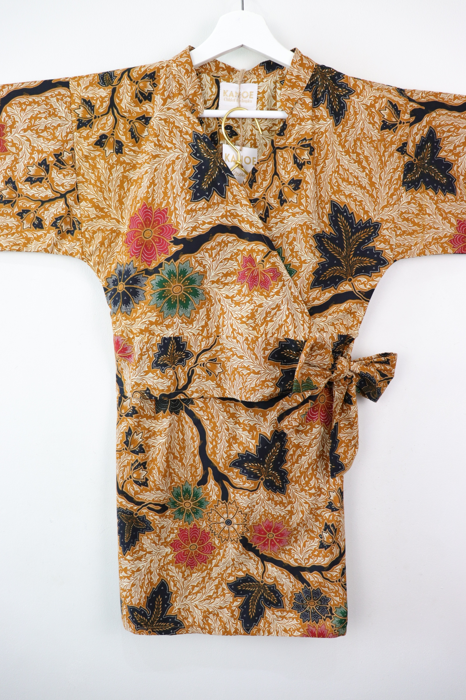 Kimono Wrap Matching Set - Flora Vines (S/M/L)
