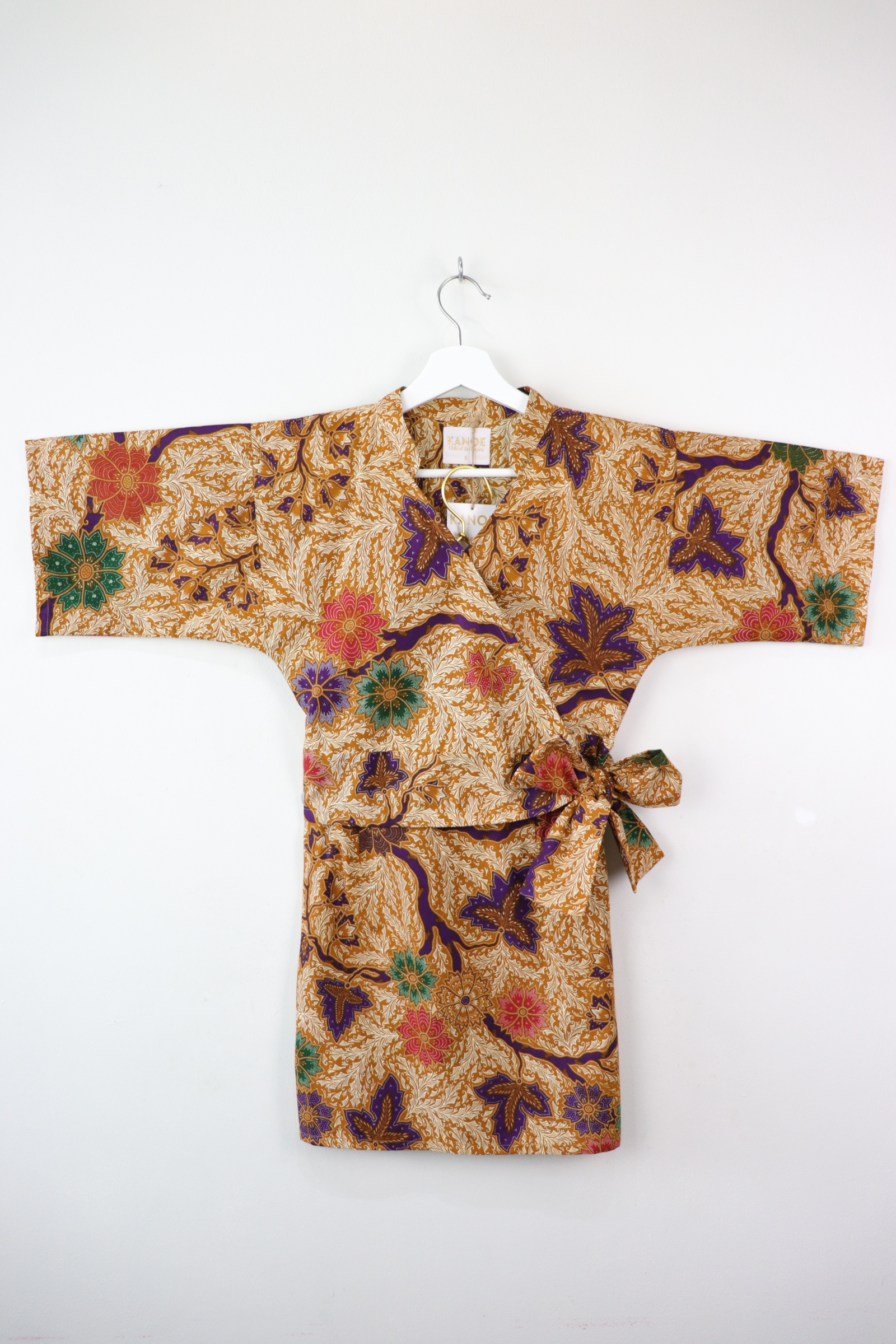 Kimono Wrap Matching Set - Amethyst Vines (S/M/L)