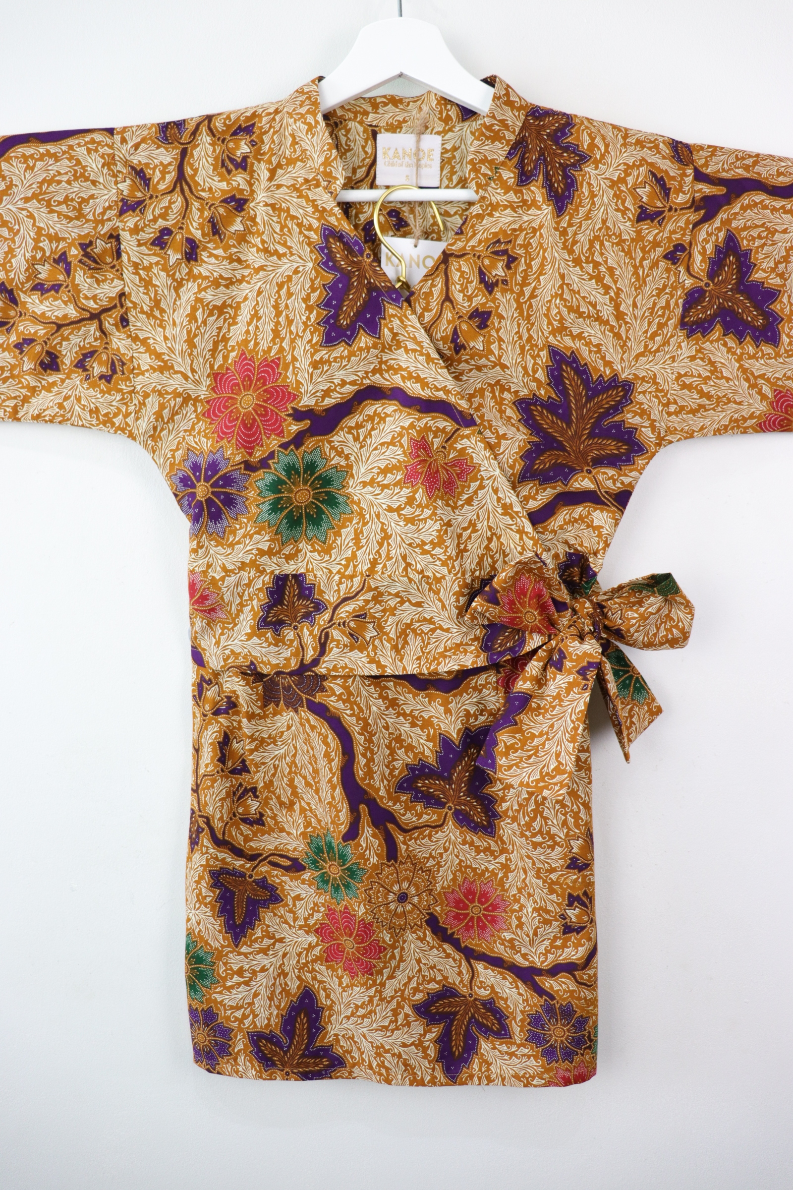 Kimono Wrap Matching Set - Amethyst Vines (S/M/L)