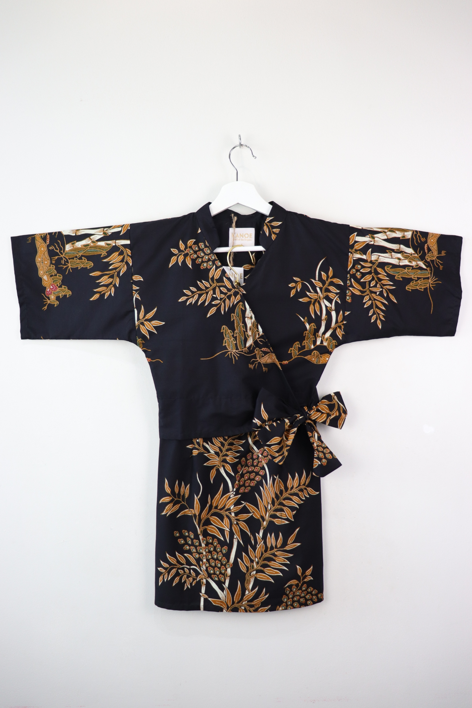 Kimono Wrap Matching Set - Bamboo Flora (M)
