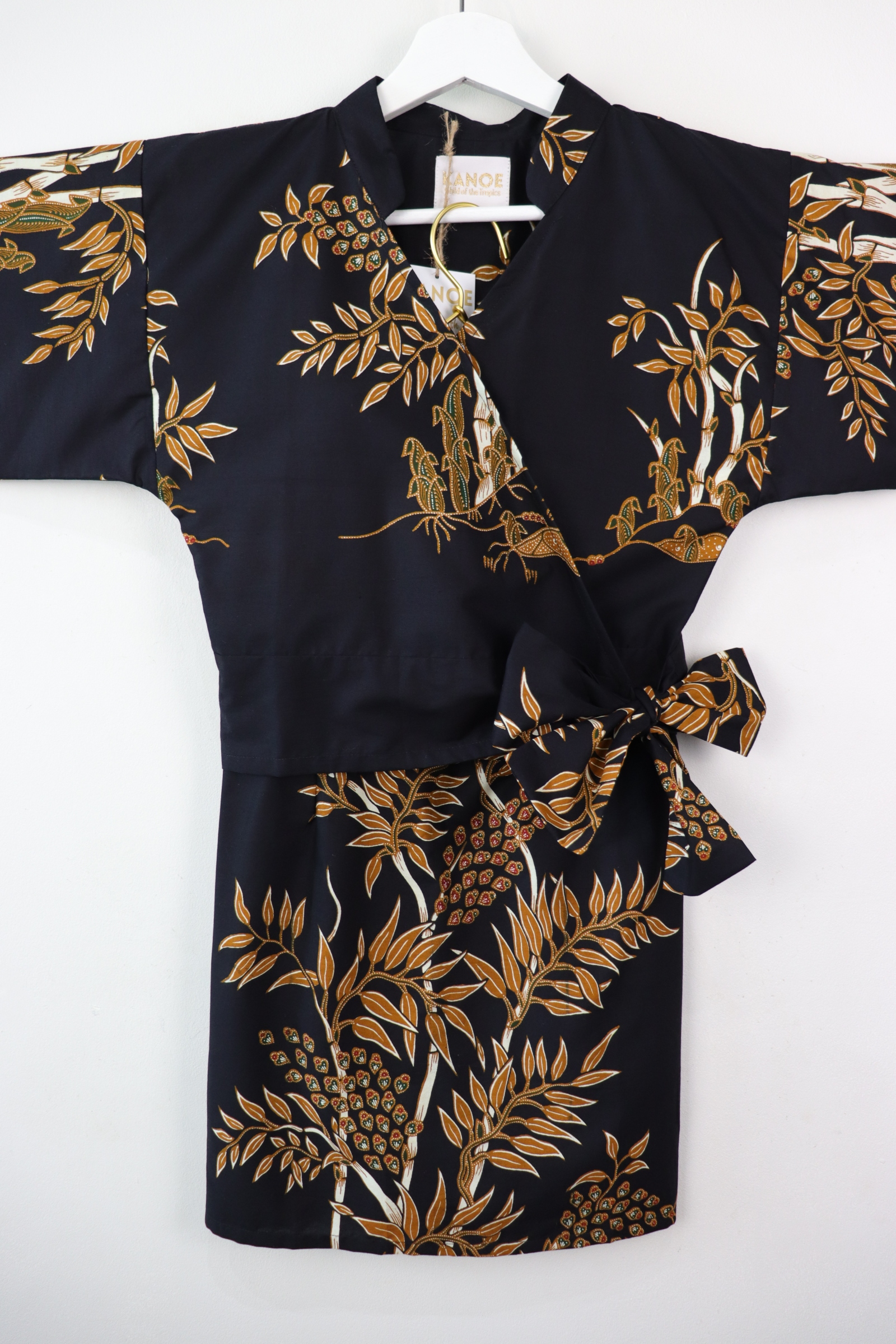 Kimono Wrap Matching Set - Bamboo Flora (M)
