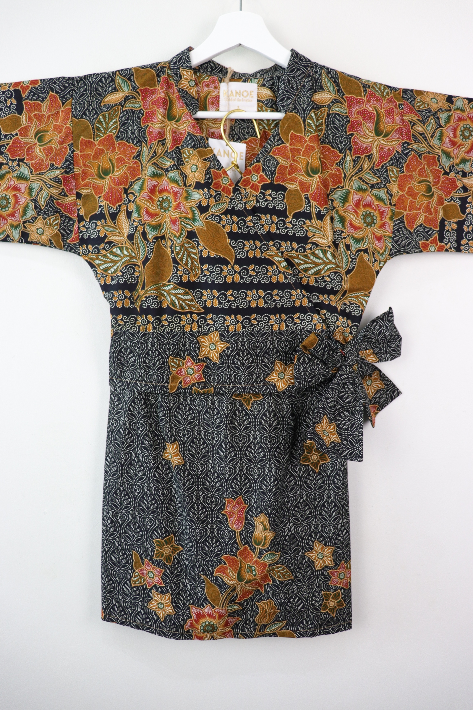 Kimono Wrap Matching Set - Oreo Crepe (S/M/L)