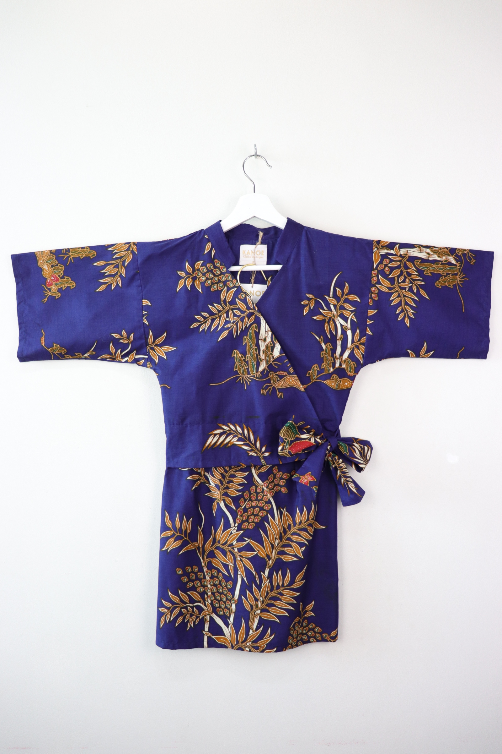 Kimono Wrap Matching Set - Bamboo Sapphire (S/M/L)