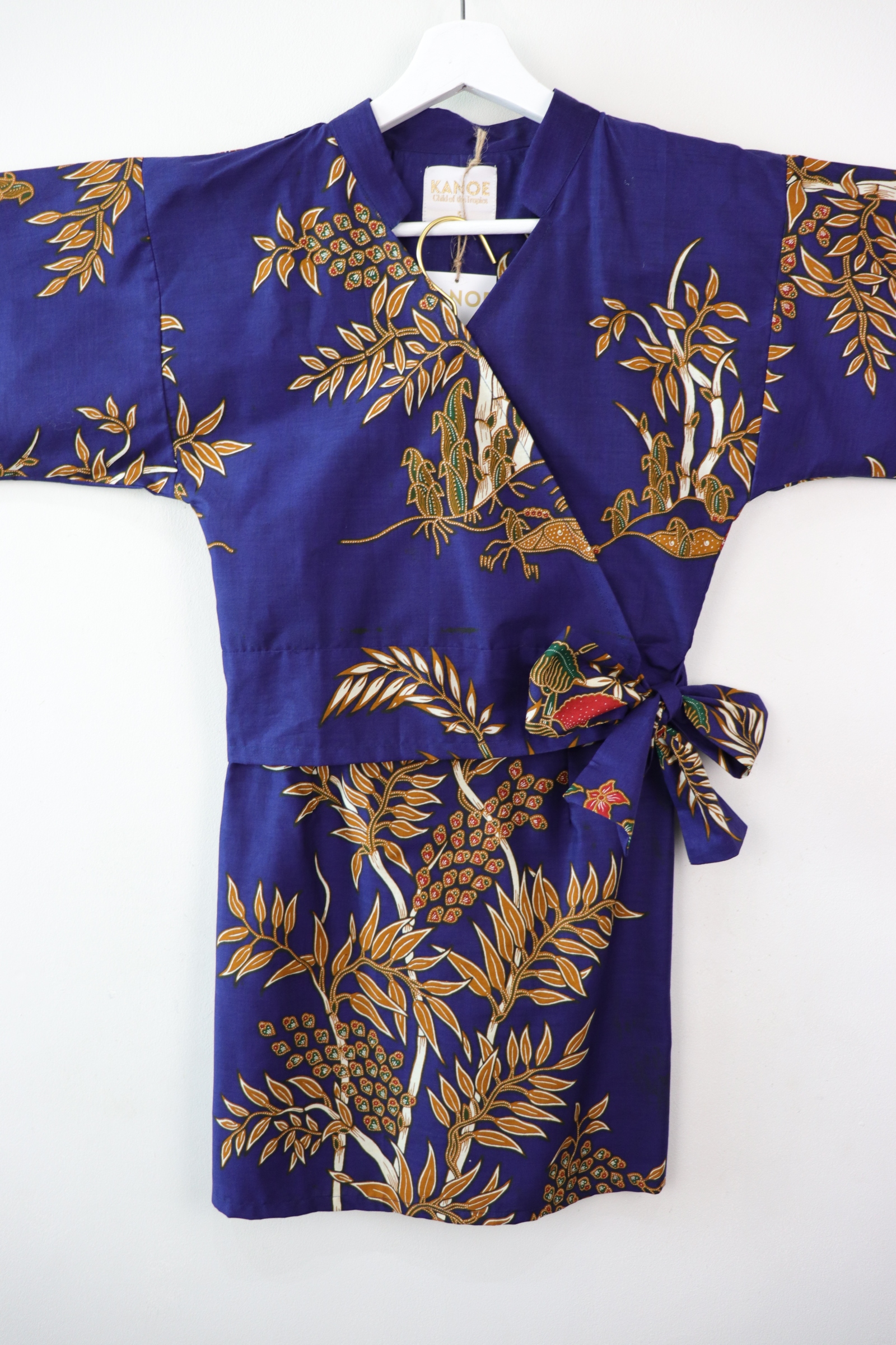 Kimono Wrap Matching Set - Bamboo Sapphire (S/M/L)