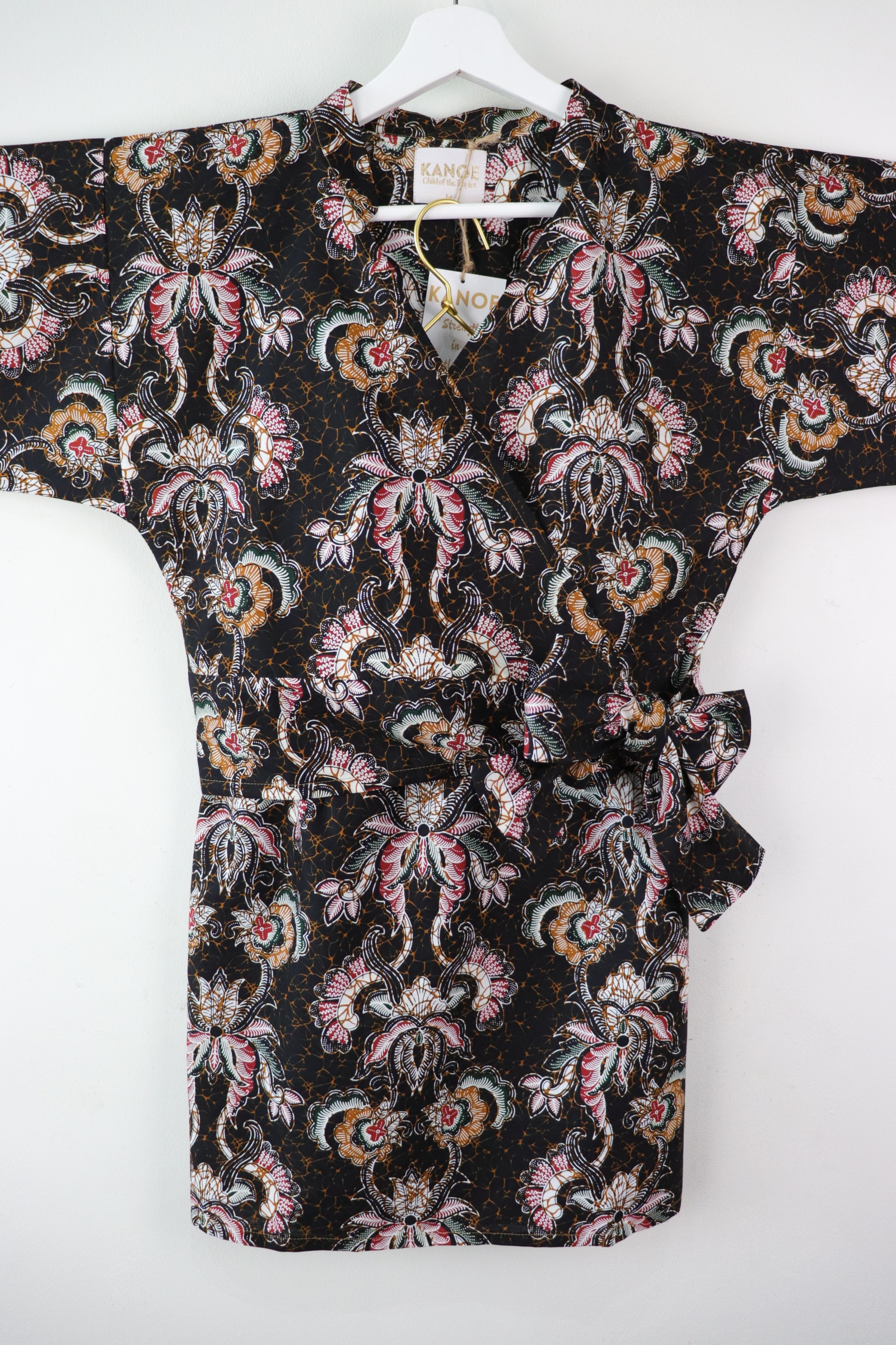 Kimono Wrap Matching Set - Starley Peacock (S/M/L)