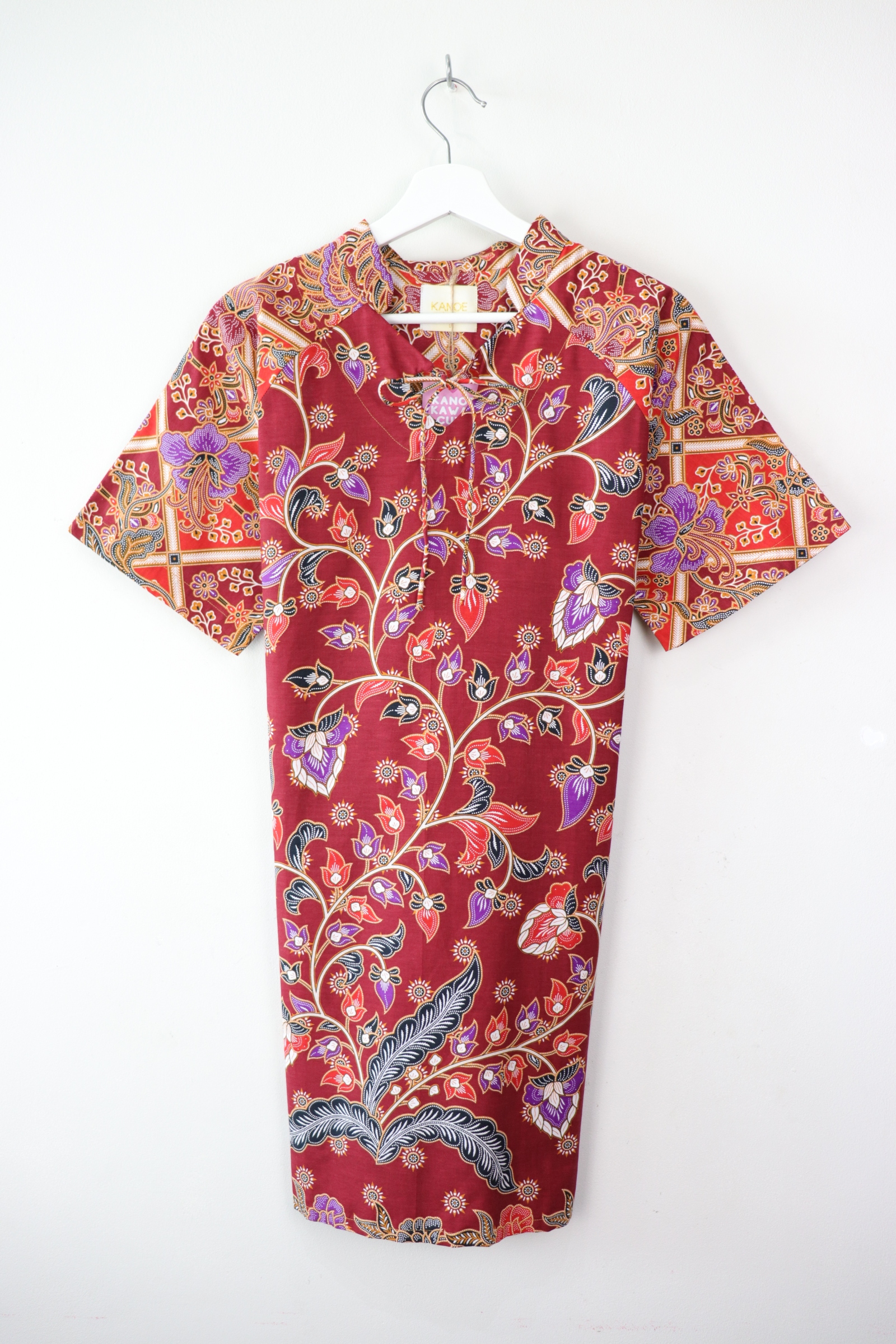 Bunny Heart Qi Pao Short - Mei Pomegranate ( m - l )