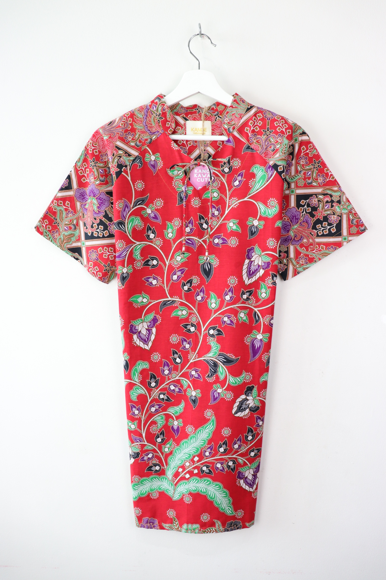 Bunny Heart Qi Pao Short - Mei Rose ( m - l )