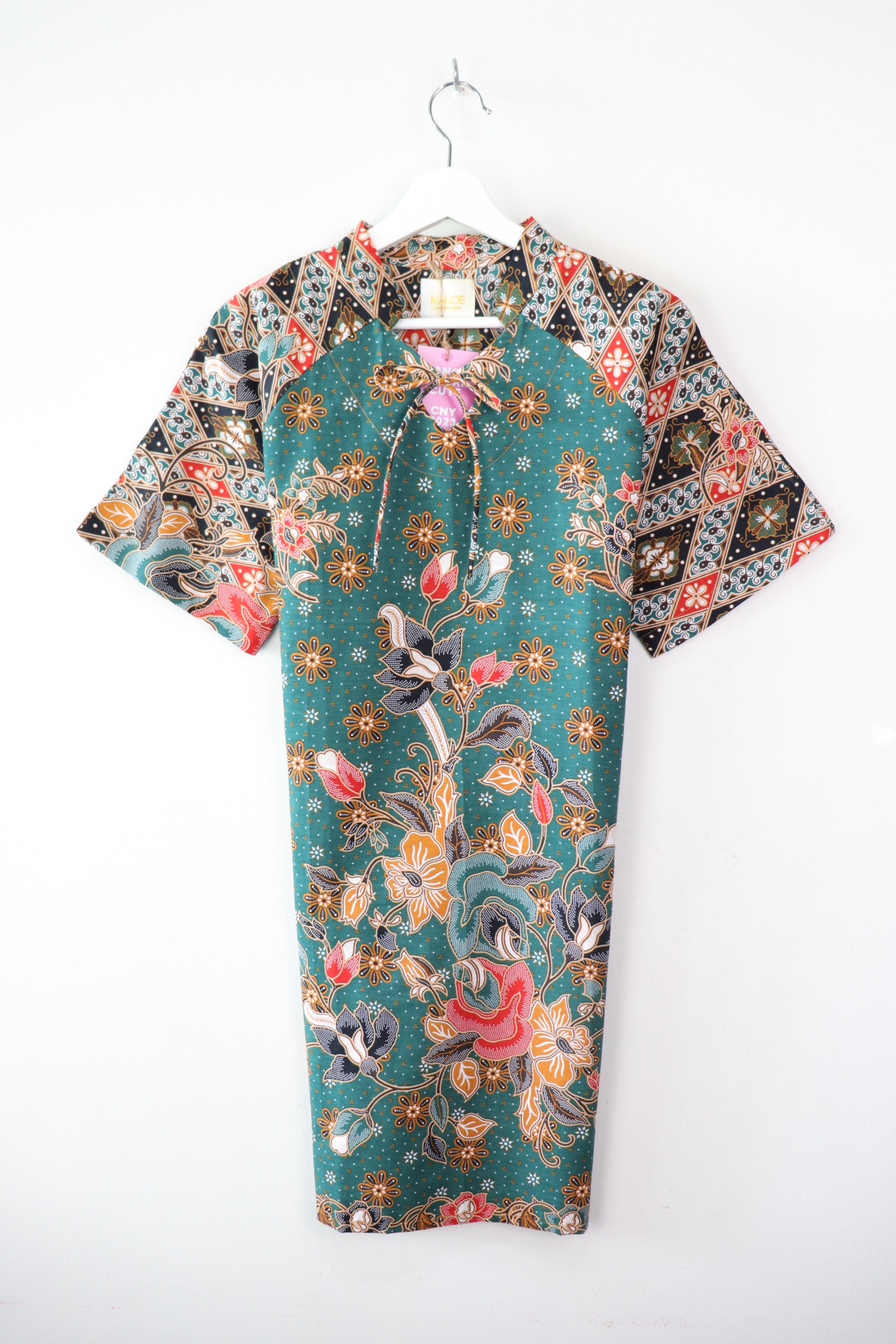 Bunny Heart Qi Pao Short - Mei Pandan ( m - l )