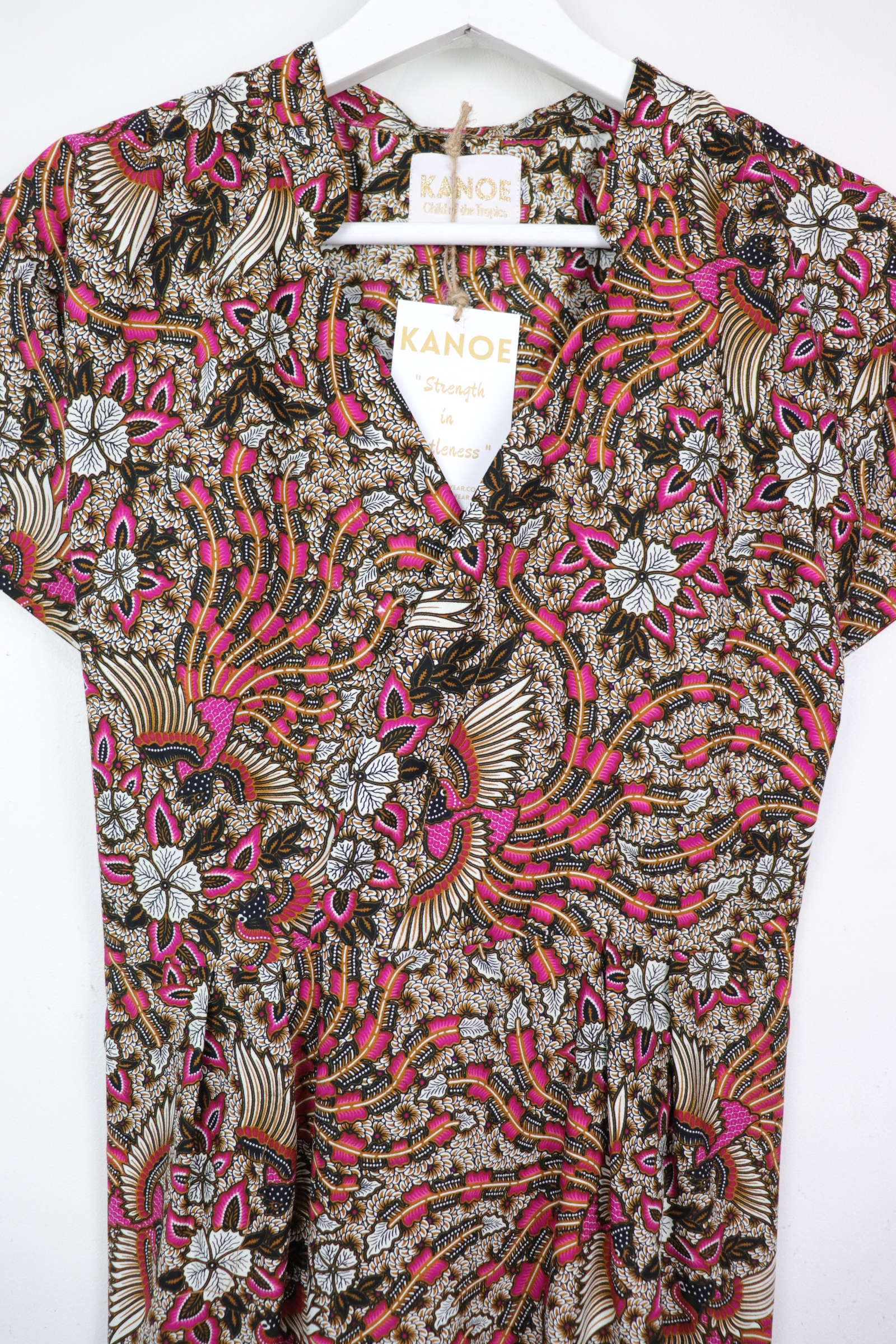 Kimono wrap dress w/ mandarin collar - Love Li