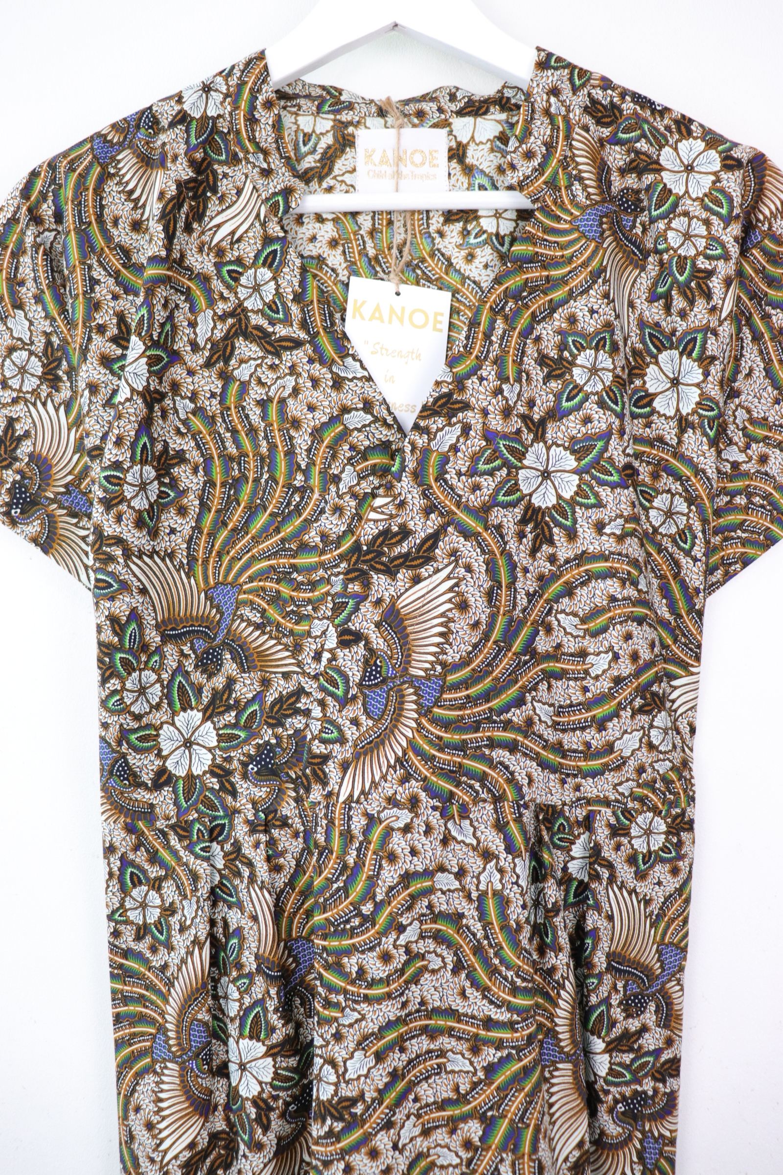 Kimono wrap dress w/ mandarin collar - Wise Li
