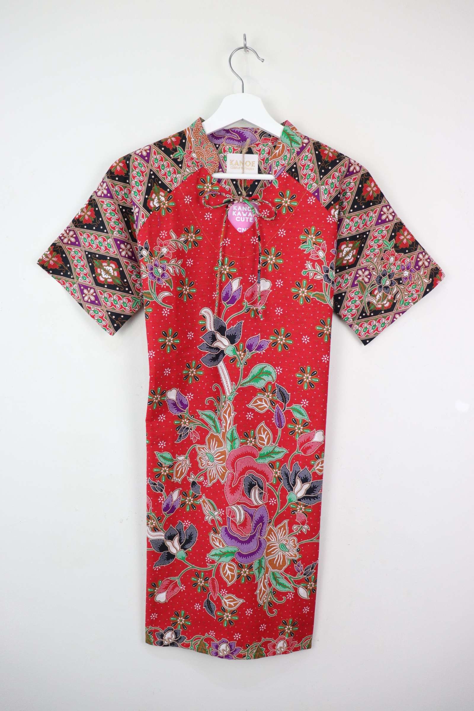 Bunny Heart Qi Pao Short - Mei Nyonya ( s - m )