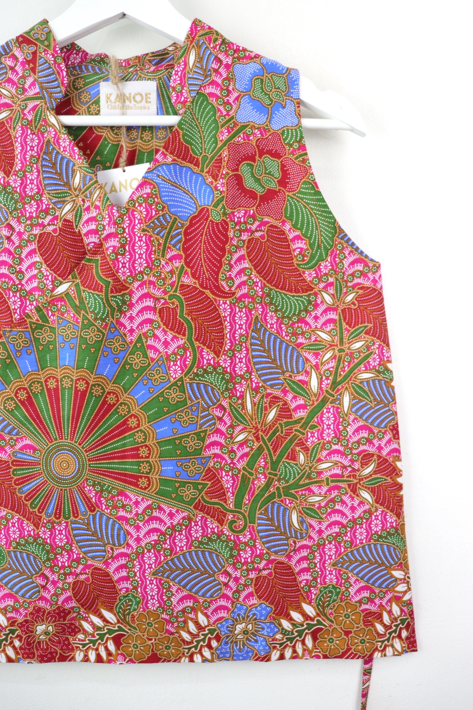 SamFu Batik Top - Su Hearty (S-M) (Pink)