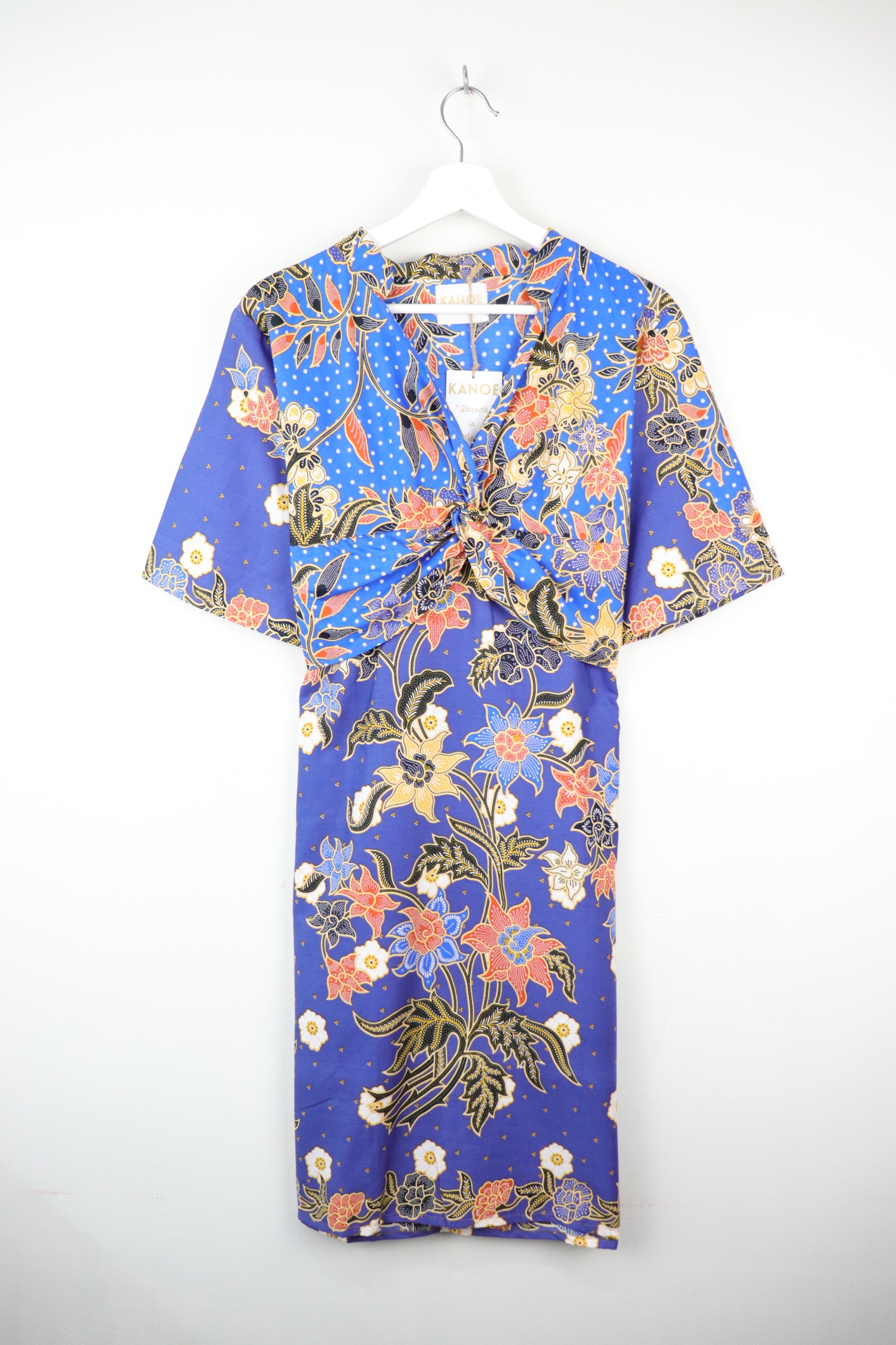 Twisted Front Dress w/ mandarin collar - Fei Daisie