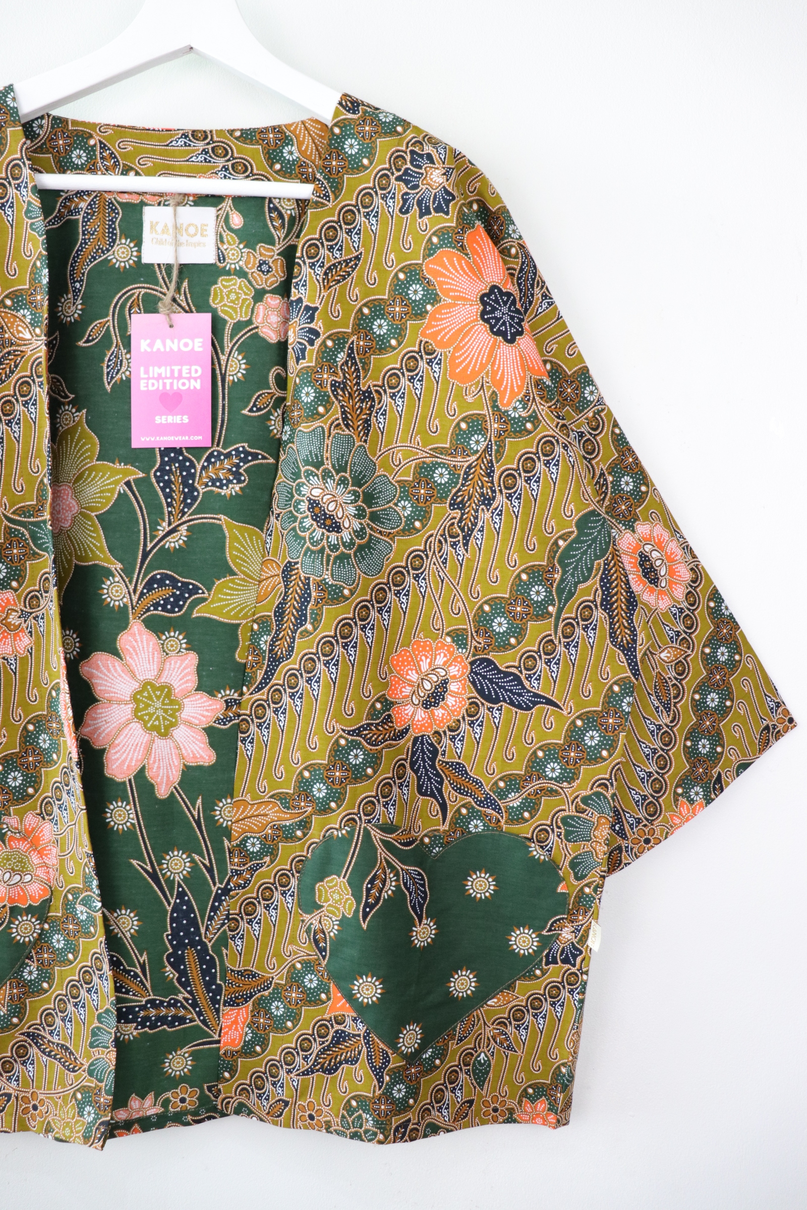 Kimono Basic Heart Pockets - Garden Angel