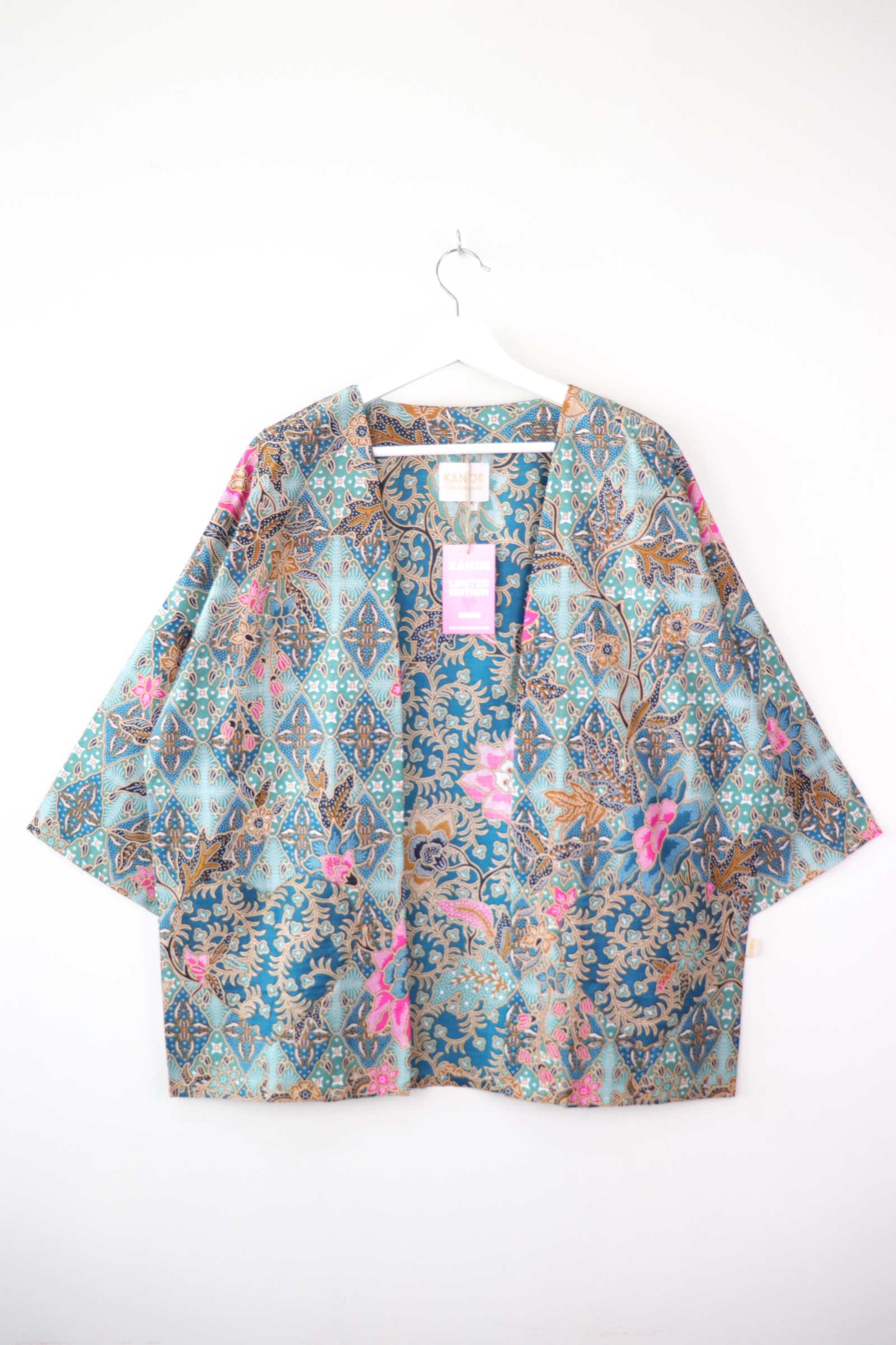 Kimono Basic Heart Pockets - Minty Dream