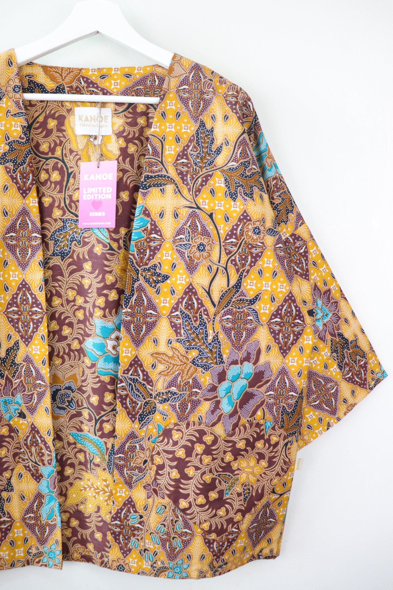 Kimono Basic Heart Pockets - Lemon Pie