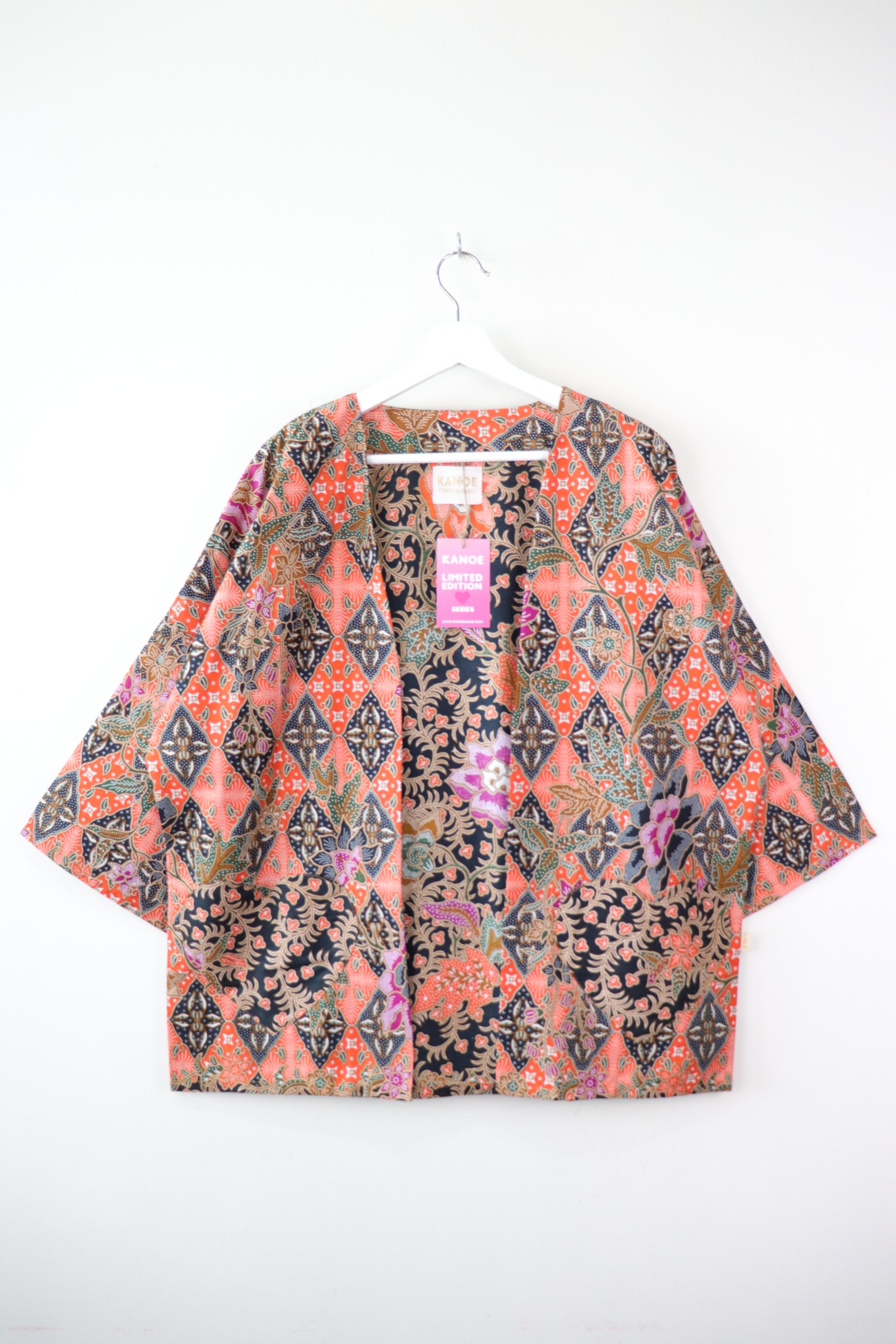 Kimono Basic Heart Pockets - Pumpkin Love
