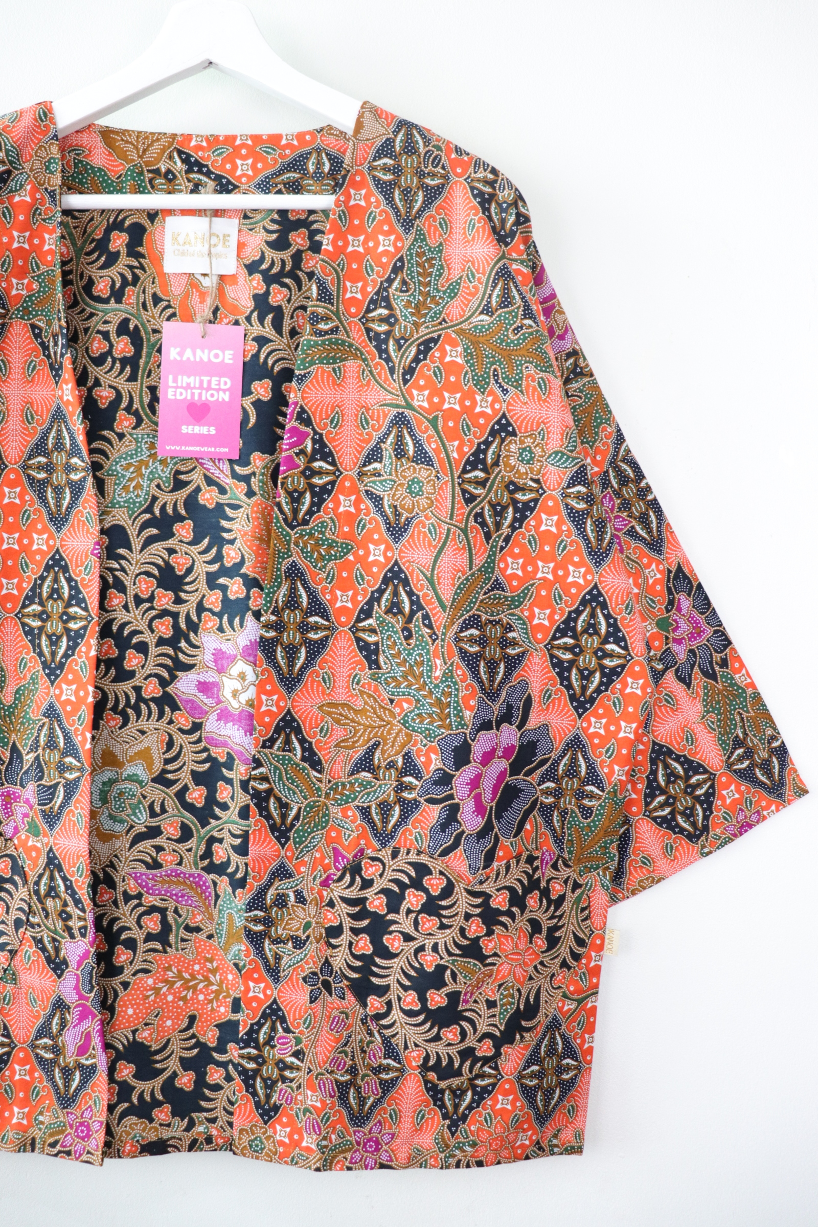 Kimono Basic Heart Pockets - Pumpkin Love