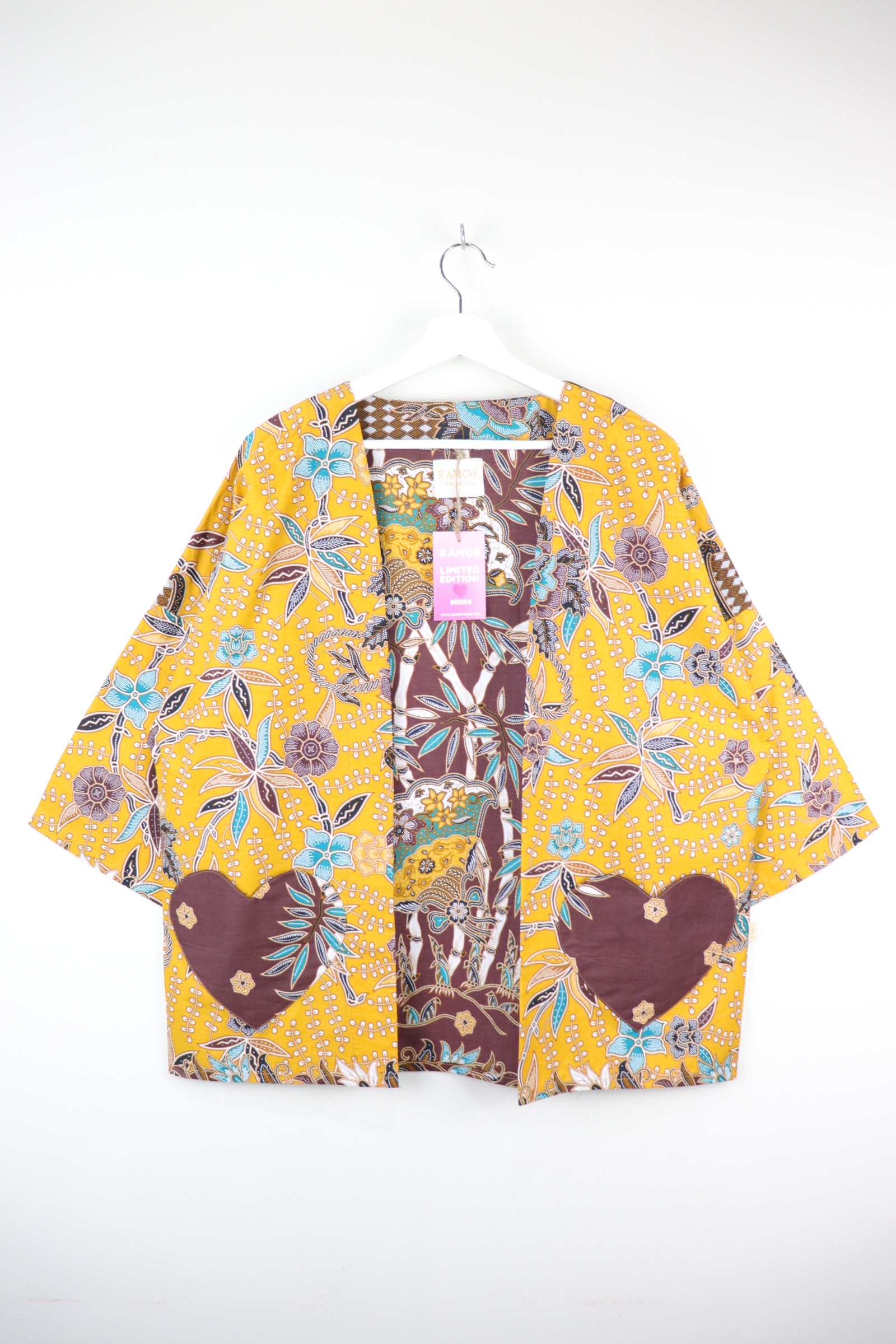 Kimono Basic Heart Pockets - Pooh Bear