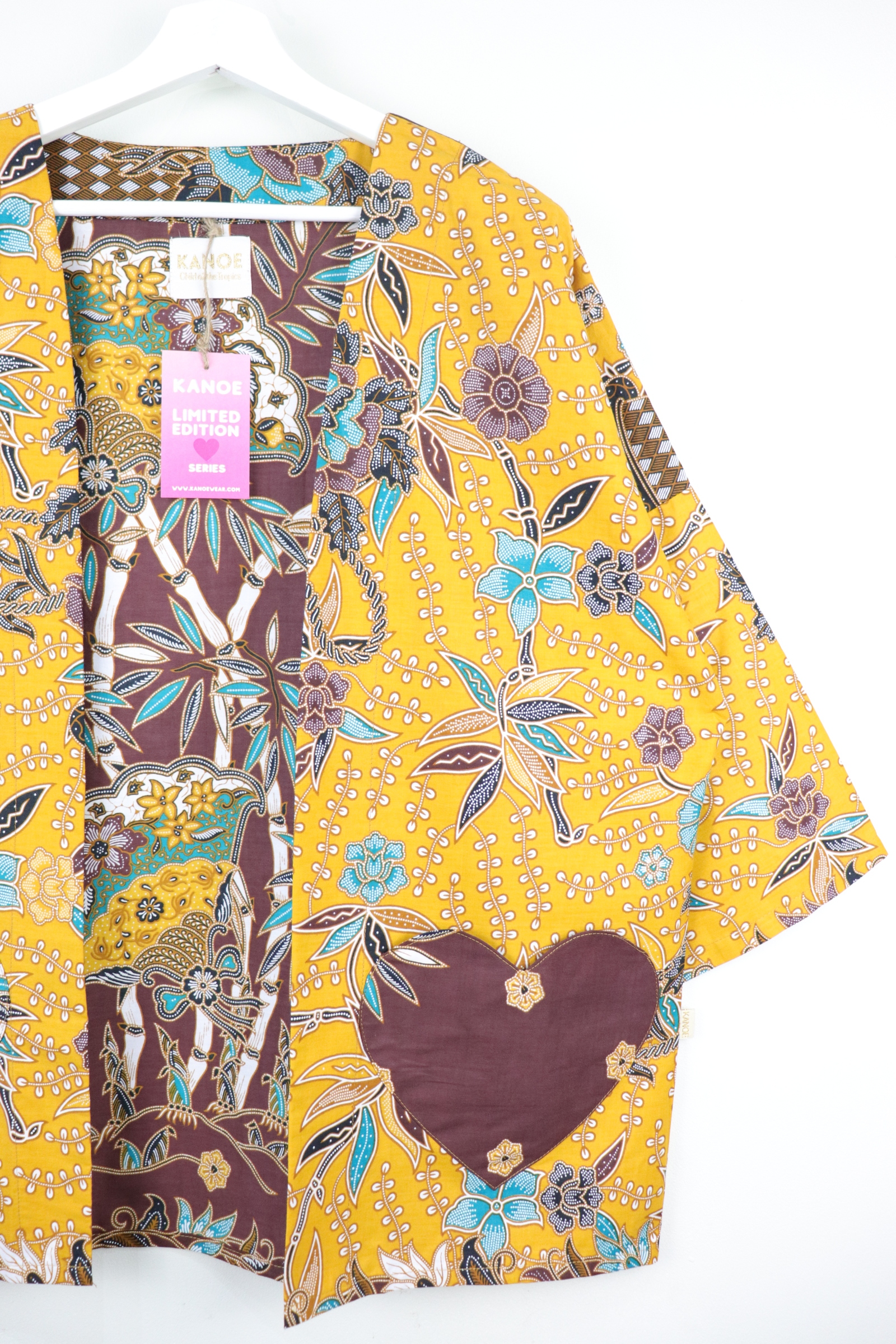 Kimono Basic Heart Pockets - Pooh Bear