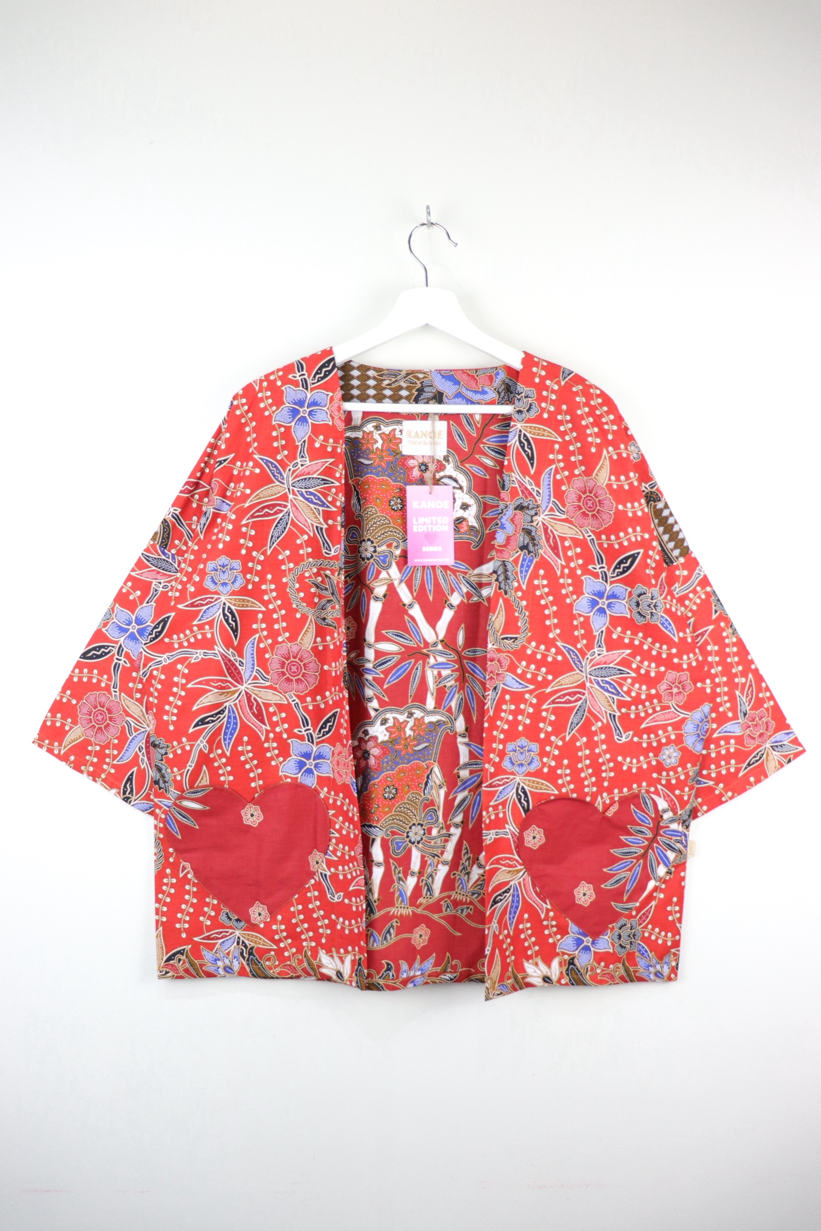 Kimono Basic Heart Pockets - Lily Blossom