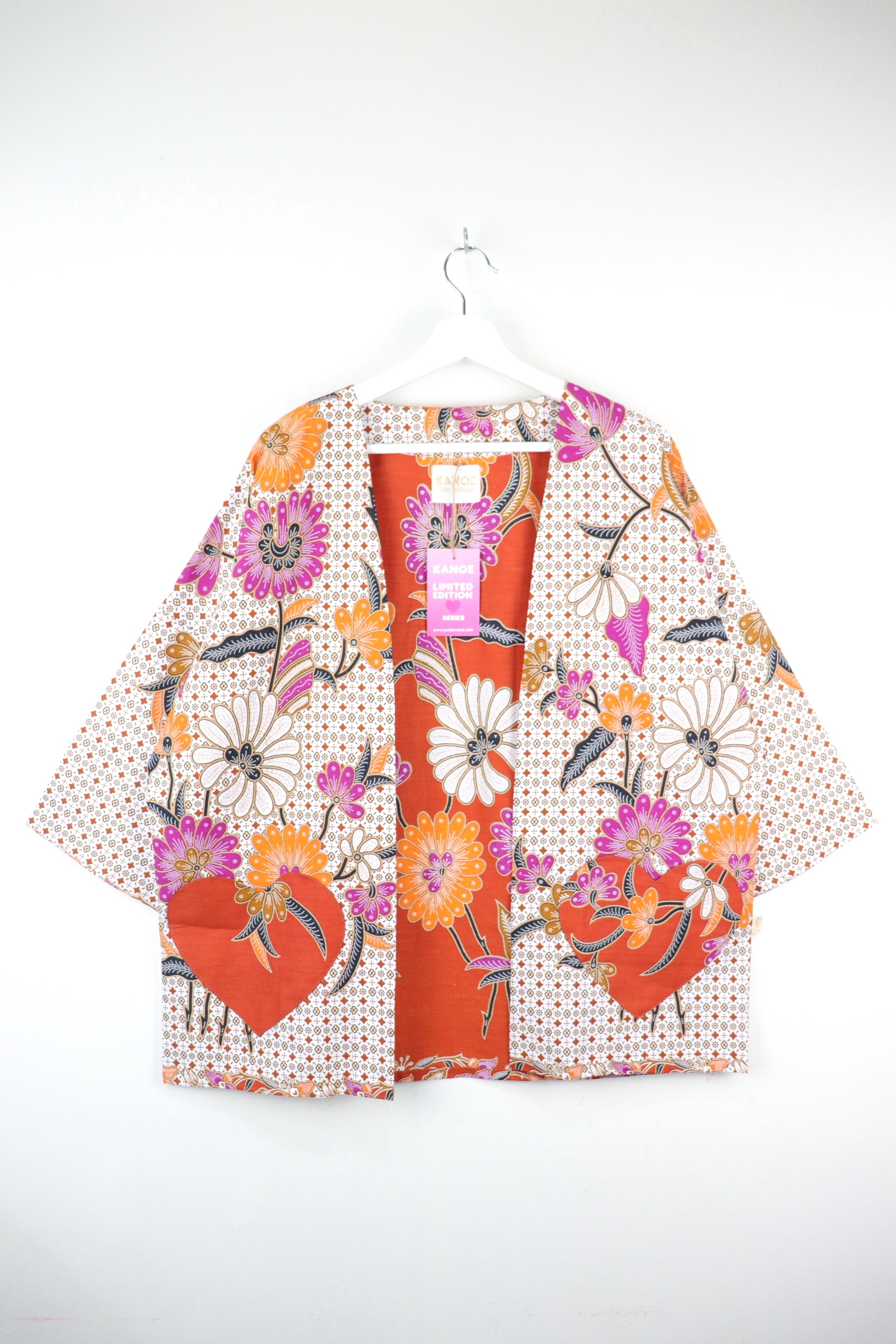 Kimono Basic Heart Pockets - Sunkist Lover