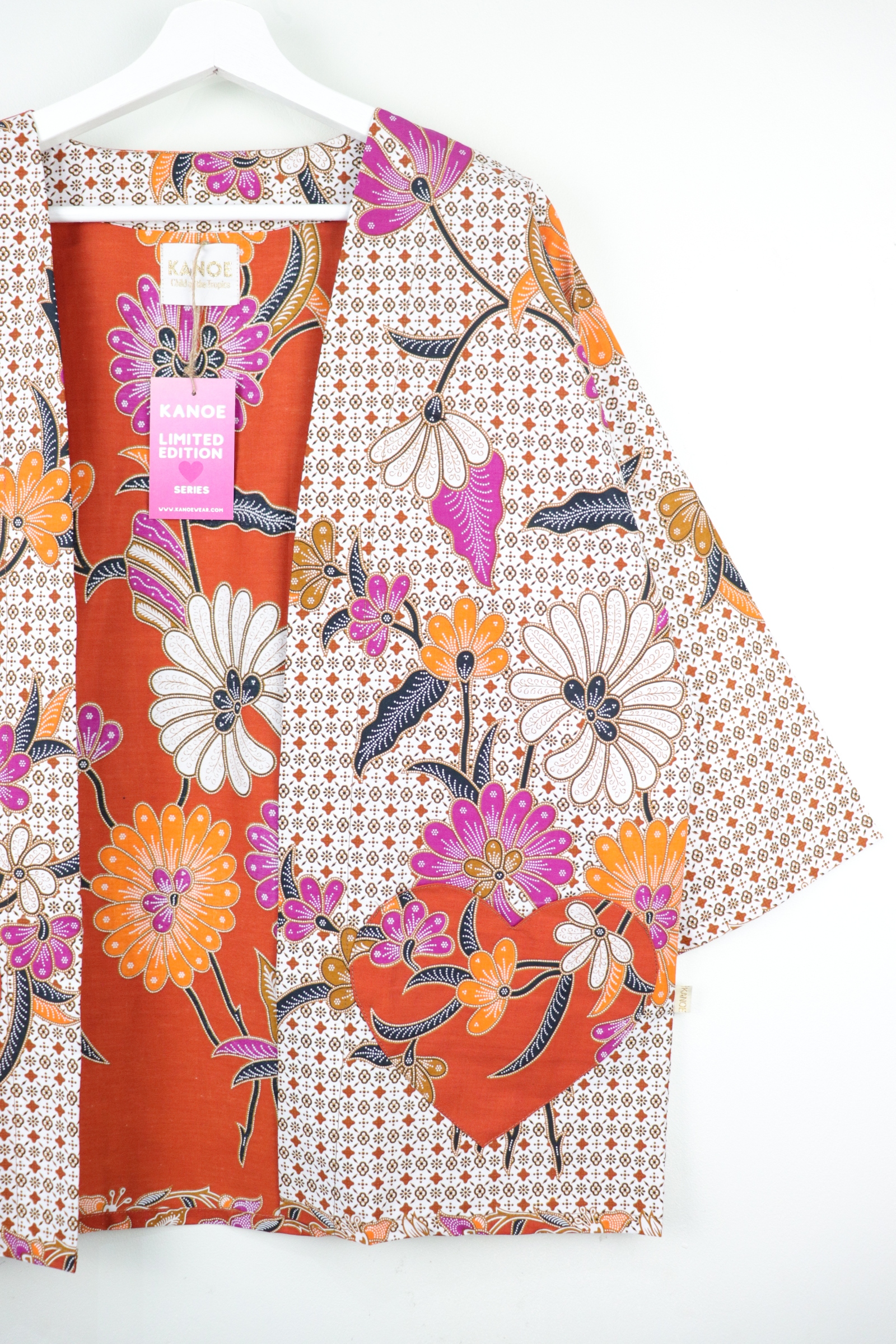 Kimono Basic Heart Pockets - Sunkist Lover