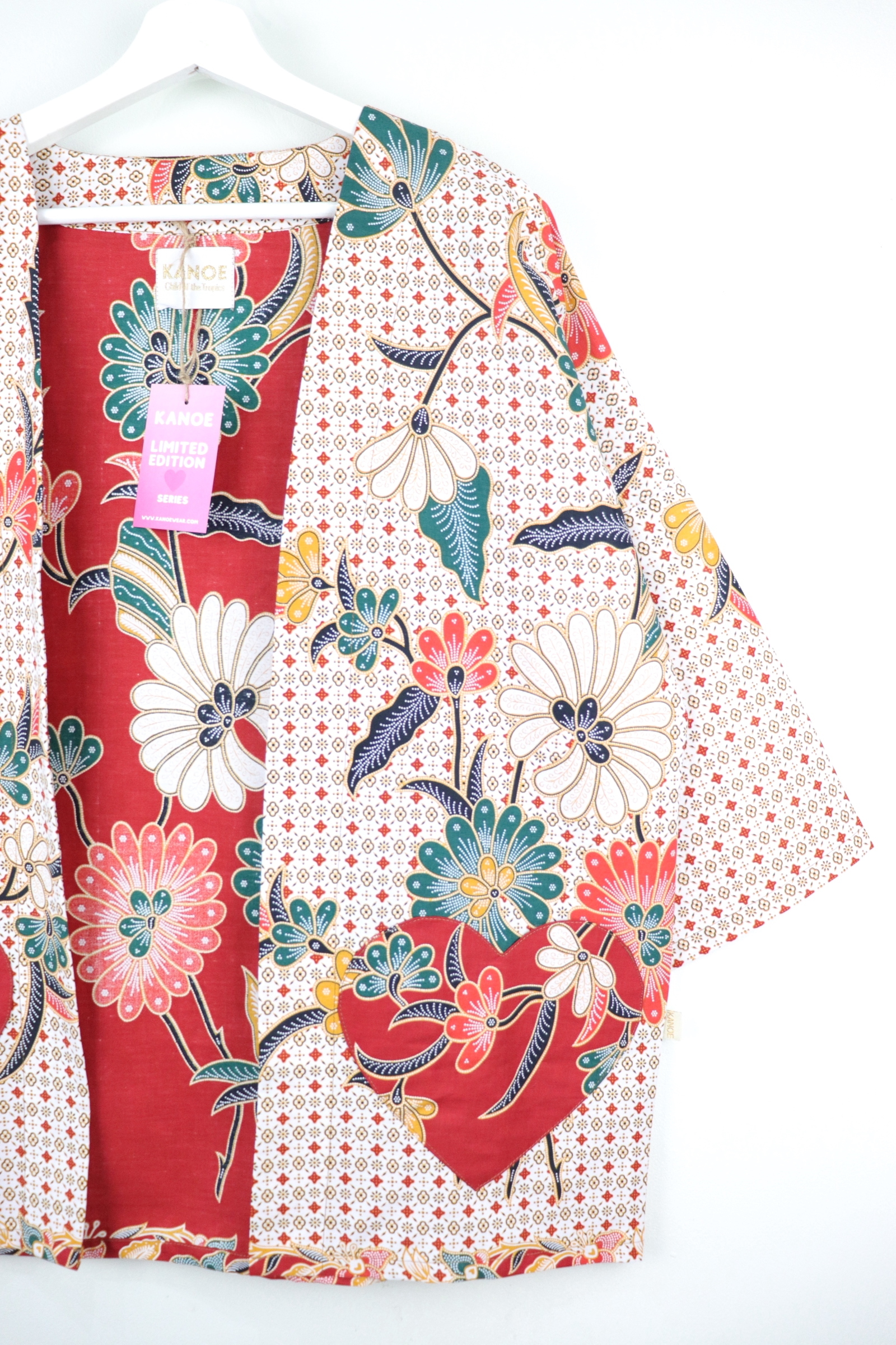 Kimono Basic Heart Pockets - Hugs & Kisses