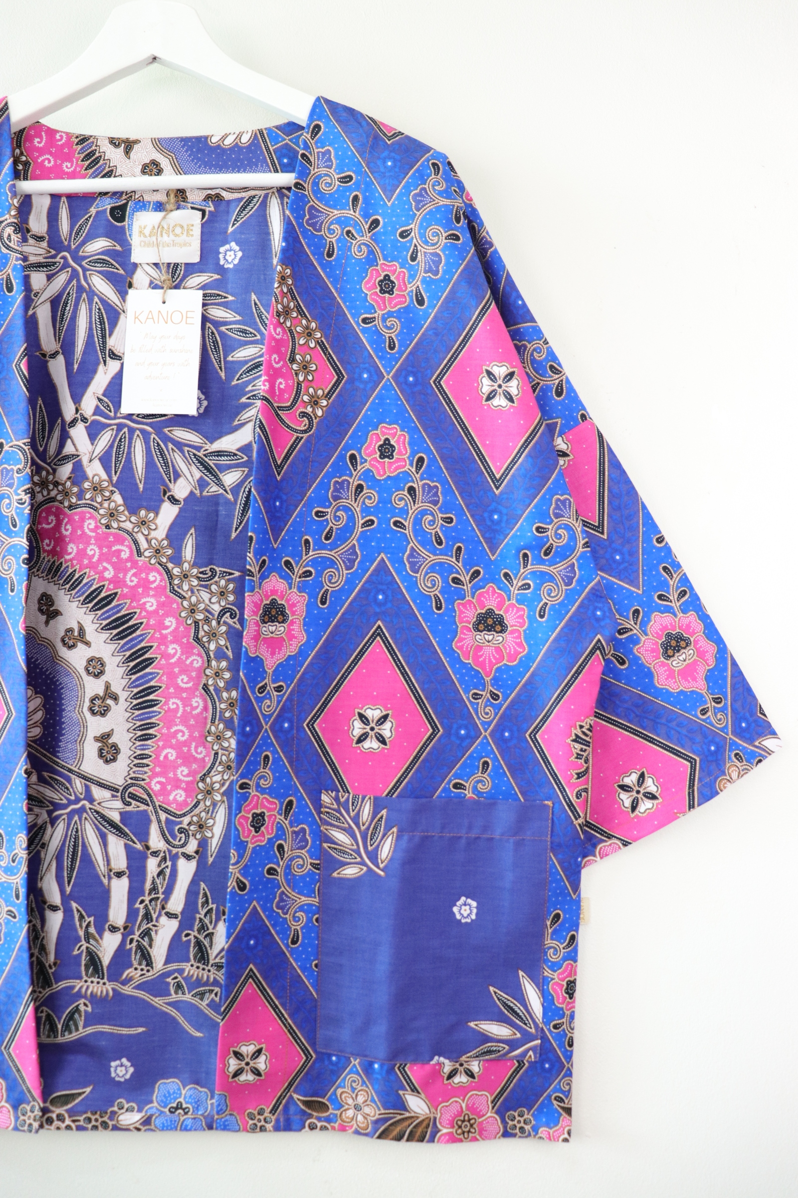 Batik Kimono Basic - Midnight Sparkle