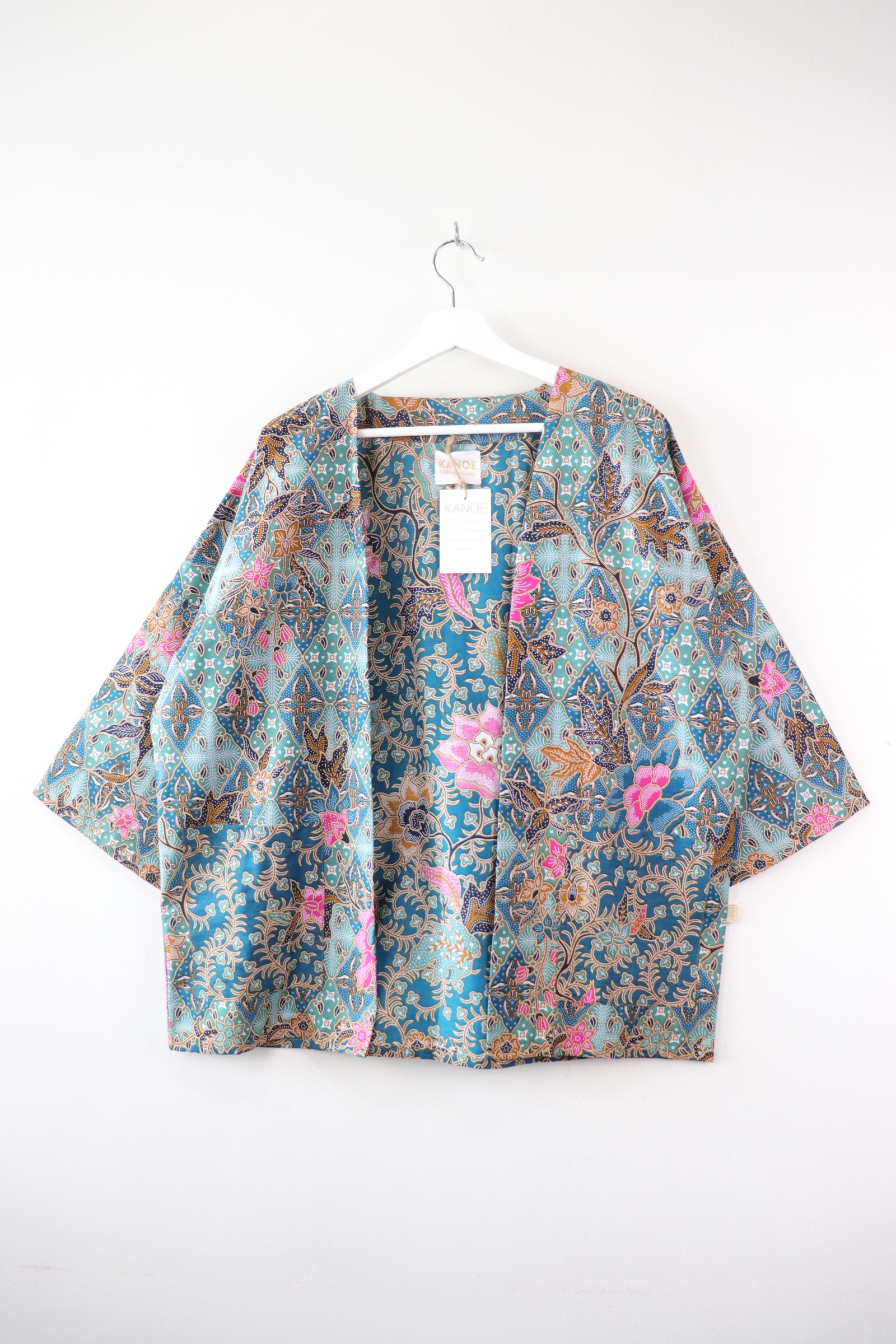 Batik Kimono Basic - Minty Pops
