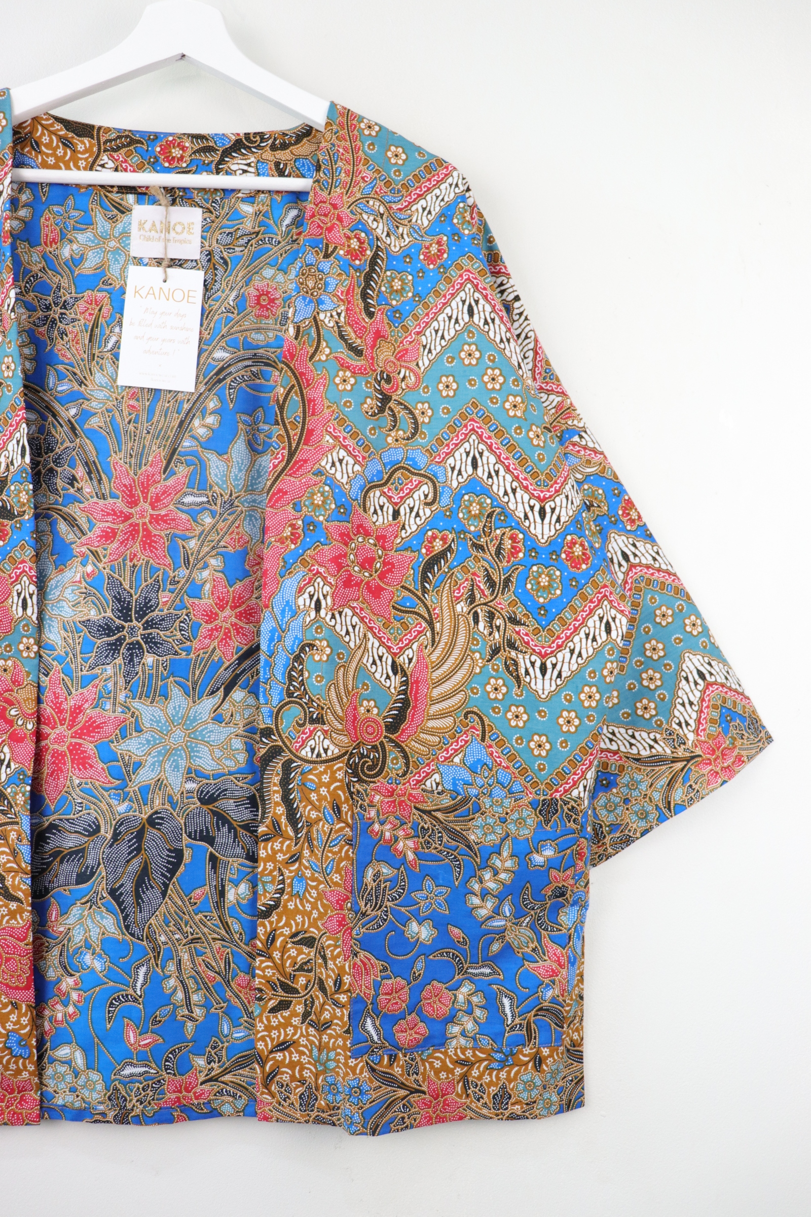 Batik Kimono Basic - Seaberry Delight