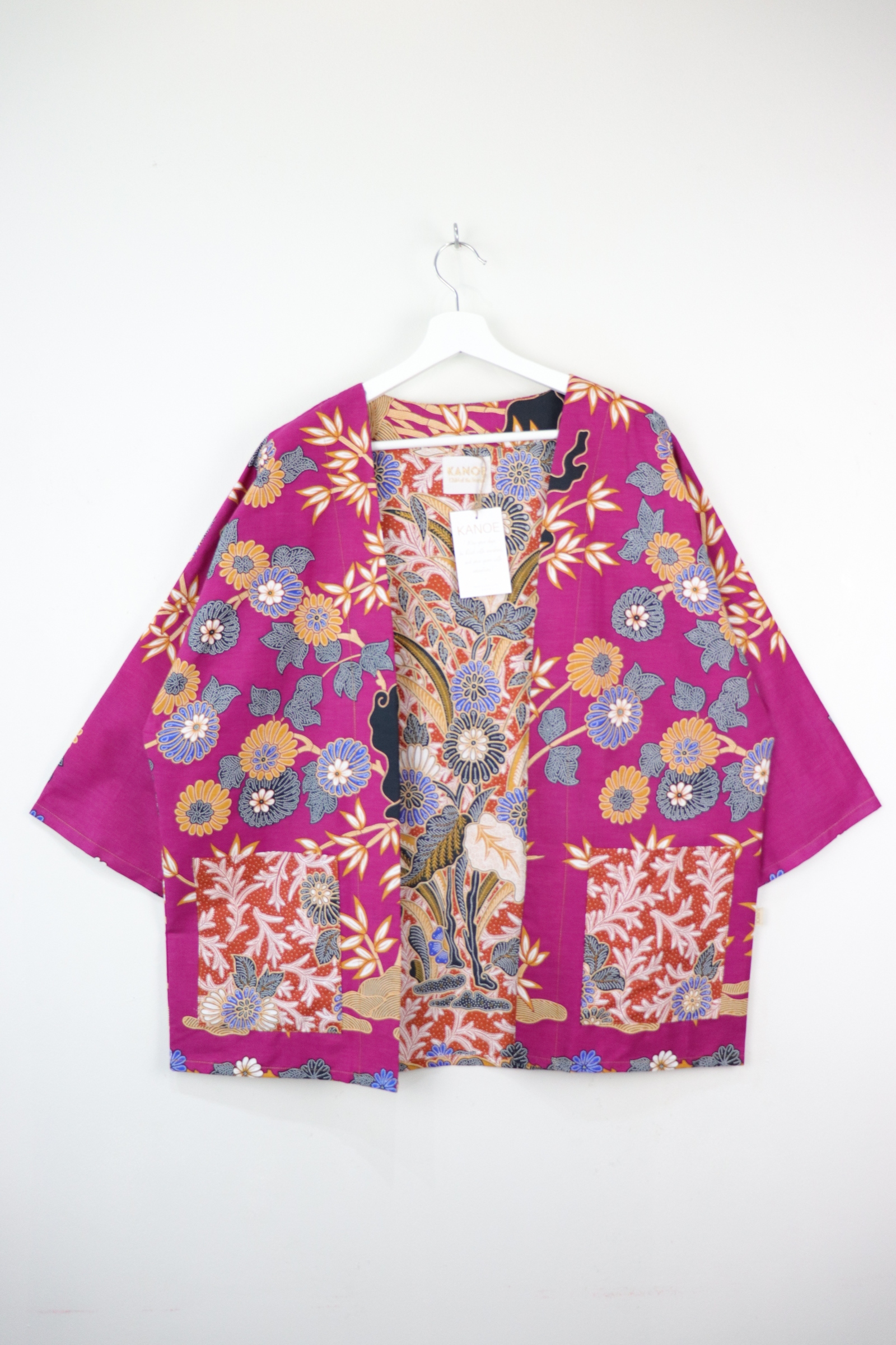 Batik Kimono Basic - Plum Puddin'