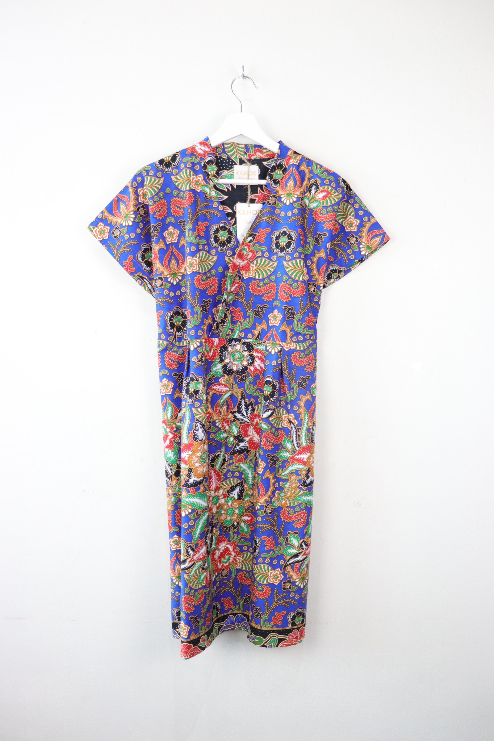 Kimono wrap dress w/ mandarin collar - Luna Strength