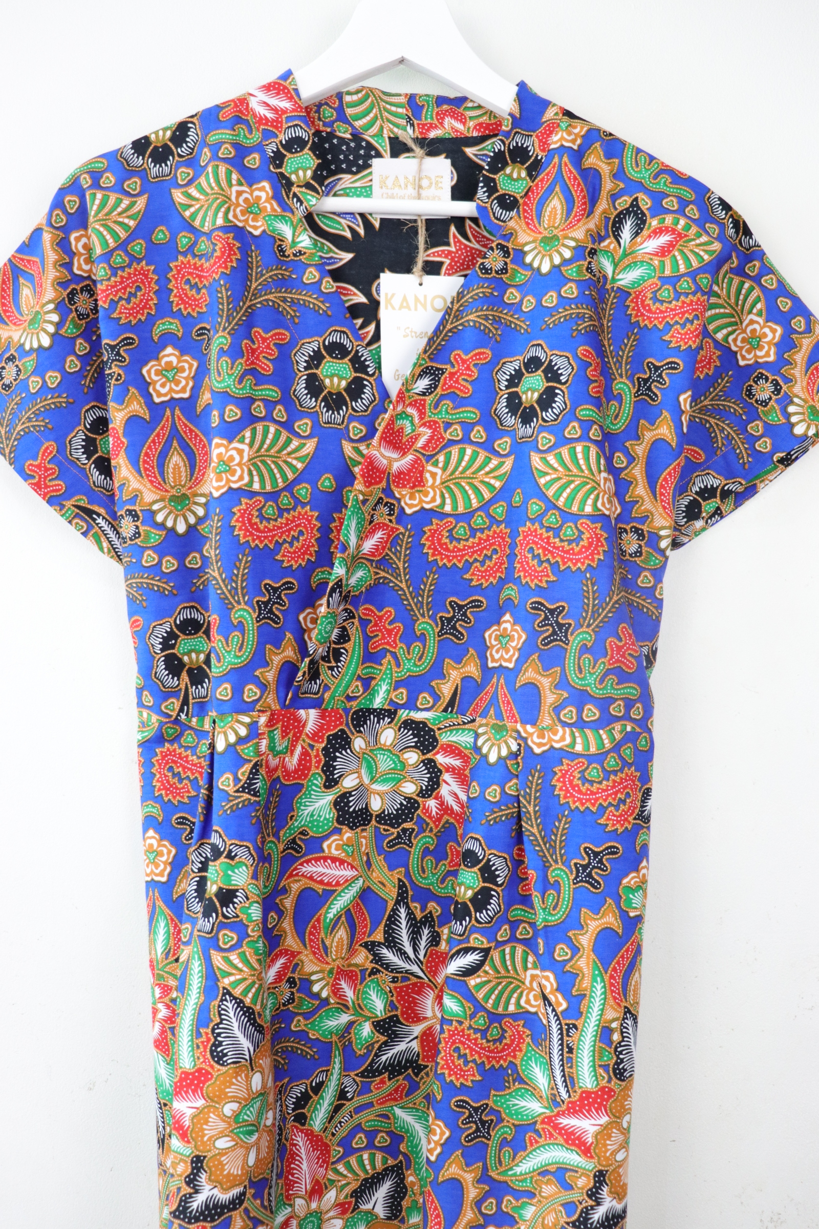 Kimono wrap dress w/ mandarin collar - Luna Strength