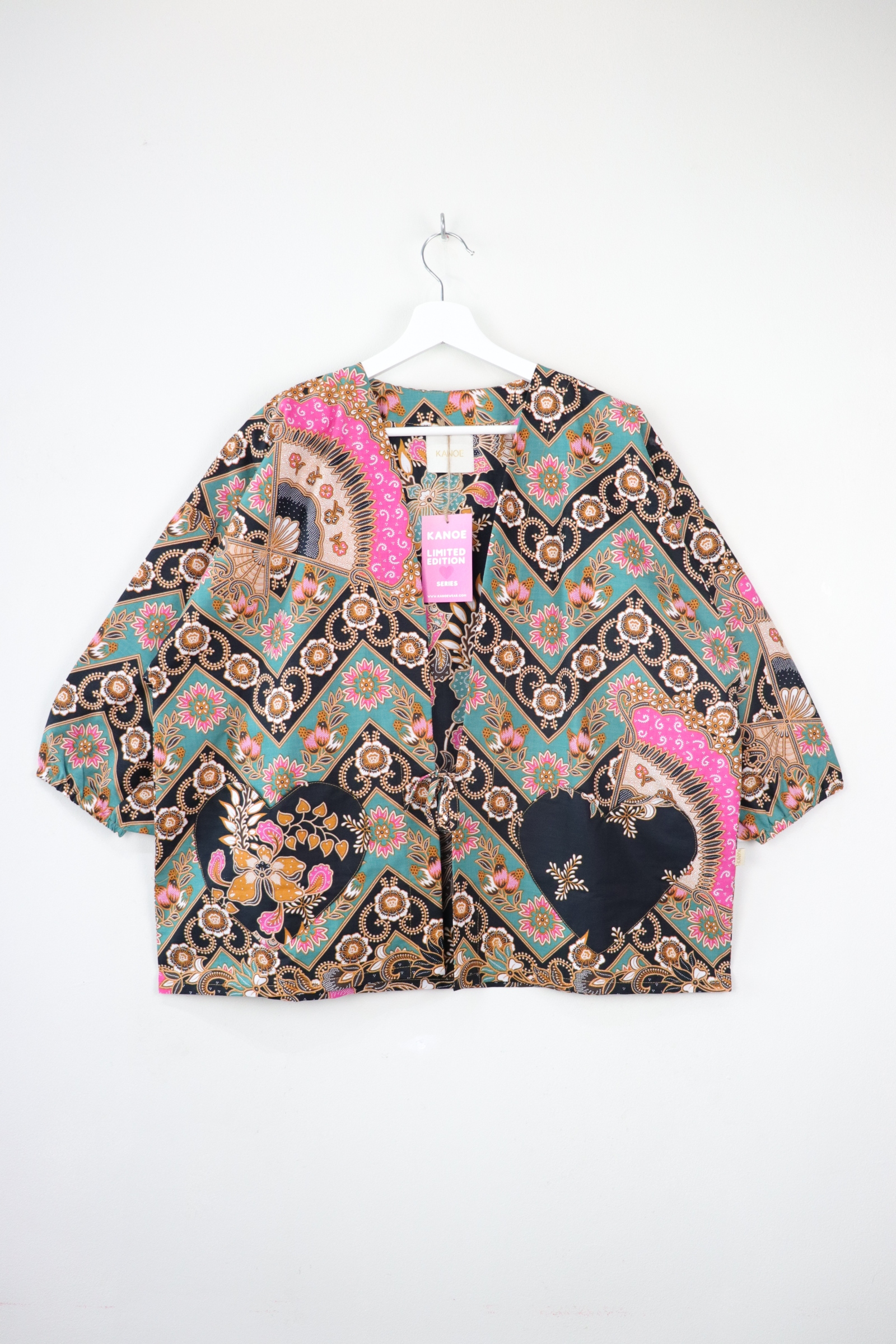 Kimono Signature Heart Pockets - Noble Bell