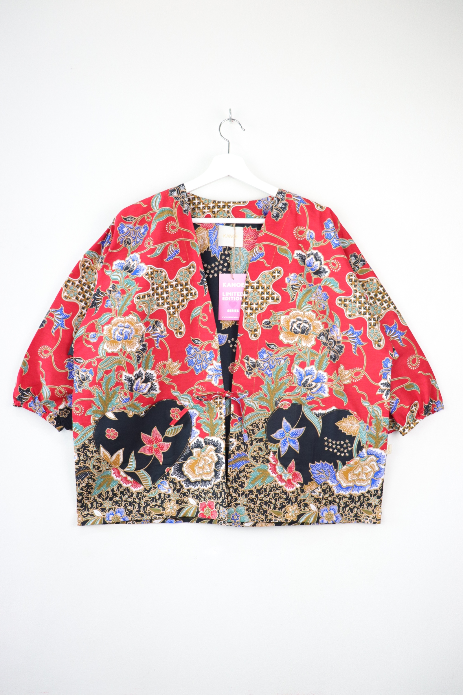 Kimono Signature Heart Pockets - Queen of Hearts